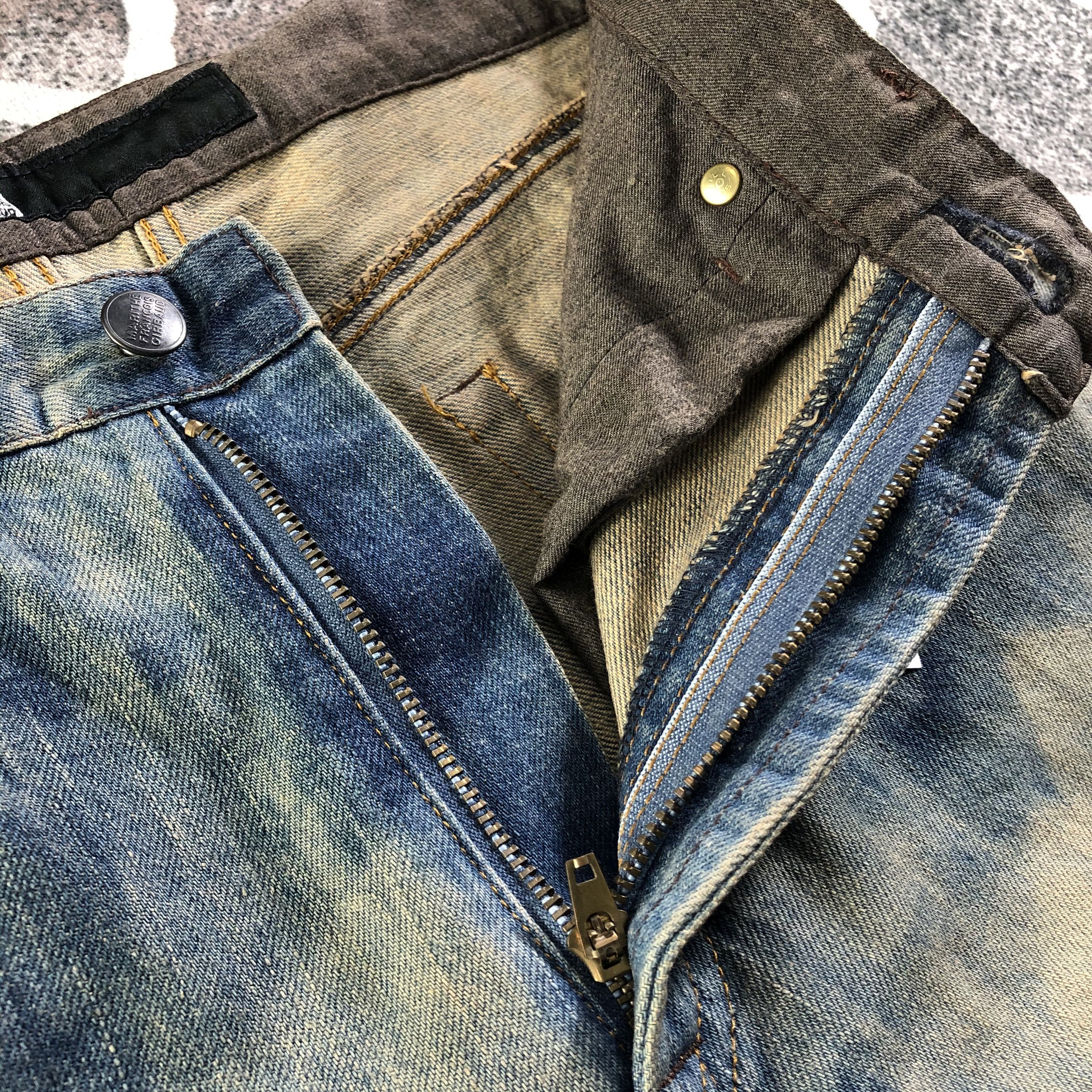 Marithe + Francois Girbaud Marithe Francois Girbaud Patchwork Jeans Rework Size US 32 / EU 48 - 8 Thumbnail