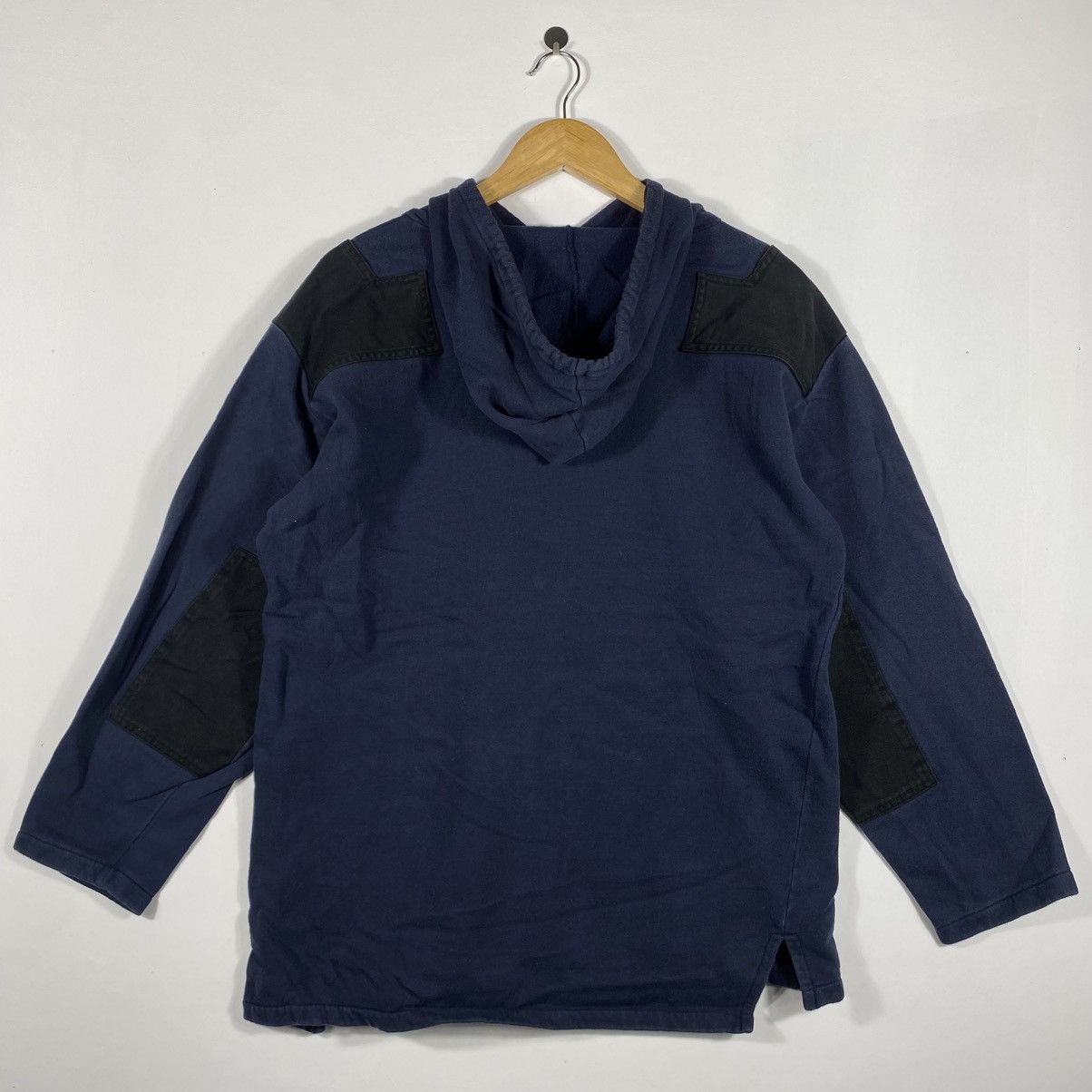 agnes b. Vintage 90's AGNES B. Homme Paris Hoodie Pullover Size US L / EU 52-54 / 3 - 4 Thumbnail