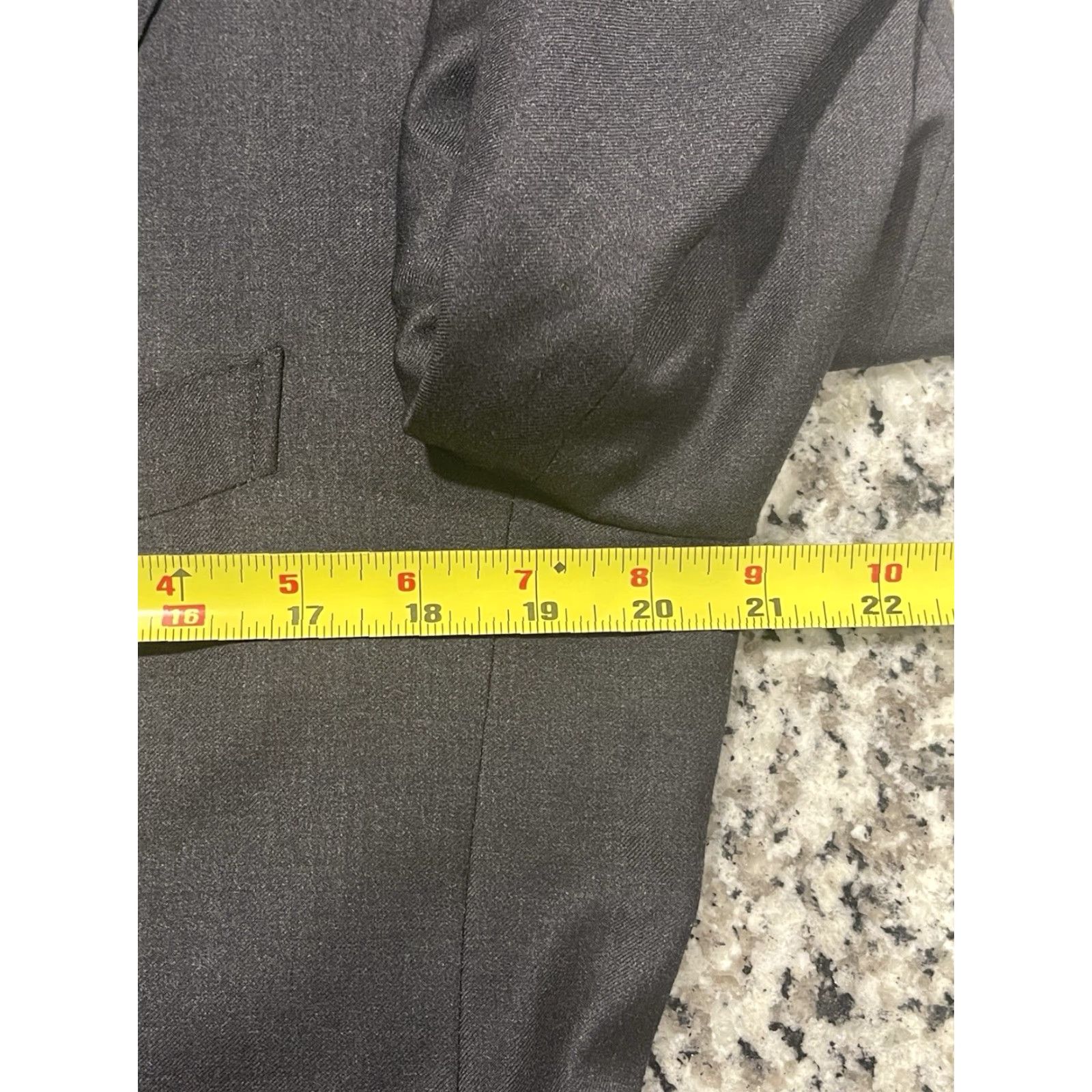 Ermenegildo Zegna VINTAGE Ermenegildo Zegna Wool Double-Breasted Blazer Men Adult 50 Gray Formal Size 42R - 3 Thumbnail