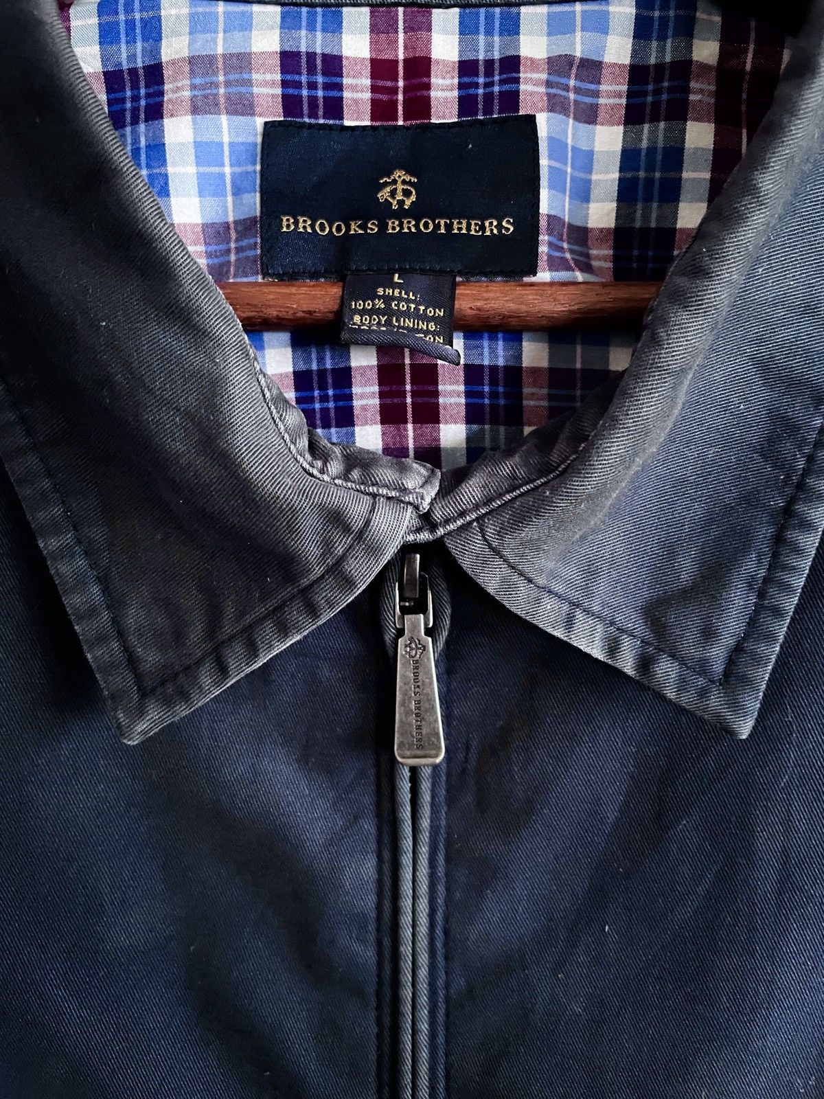 Brooks Brothers Very Rare Vintage Brand Brooks Brother Bomber Jacket 1990s Size US L / EU 52-54 / 3 - 8 Thumbnail