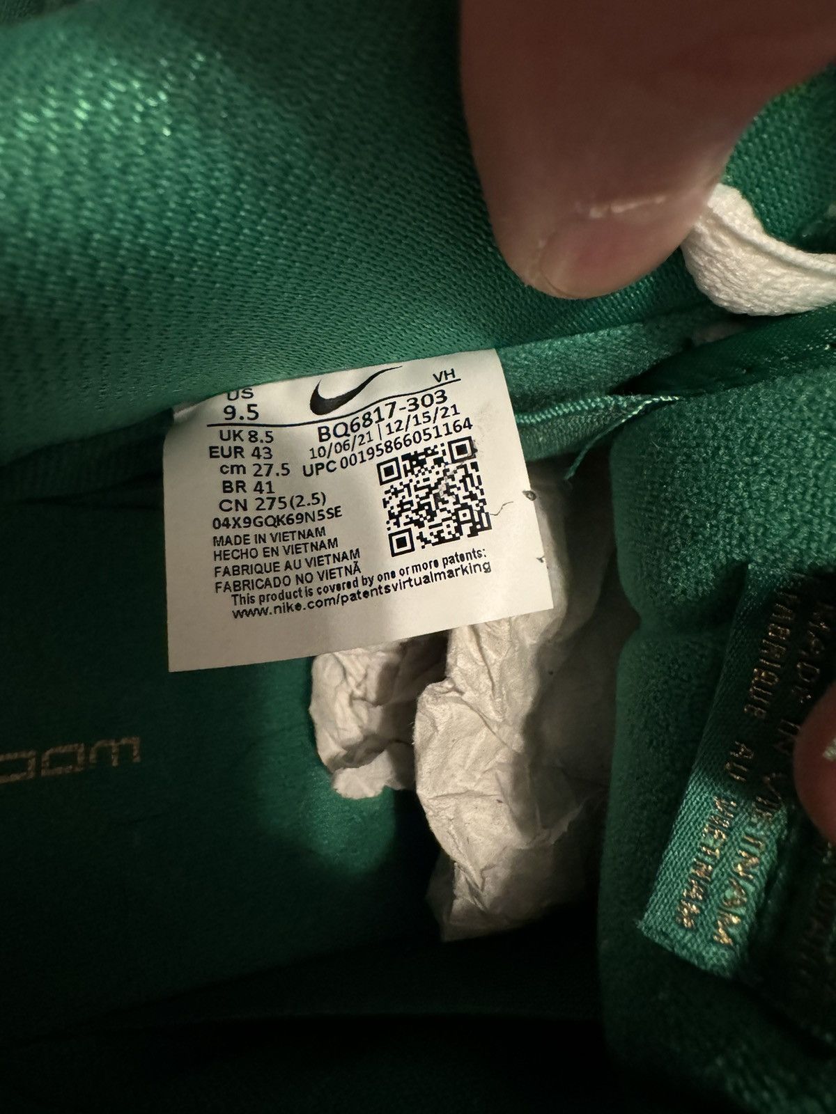 Nike Nike SB Dunk Low Pro St. Patricks Day (2022) 9.5 Size US 9.5 / EU 42-43 - 7 Thumbnail