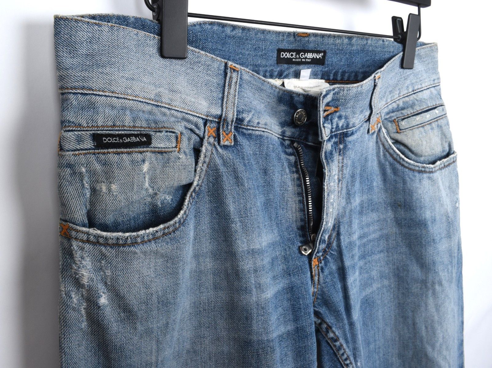 Dolce & Gabbana Dolce Gabbana Men Jeans Distressed Size IT50/L, S1986 Size US 34 / EU 50 - 4 Thumbnail