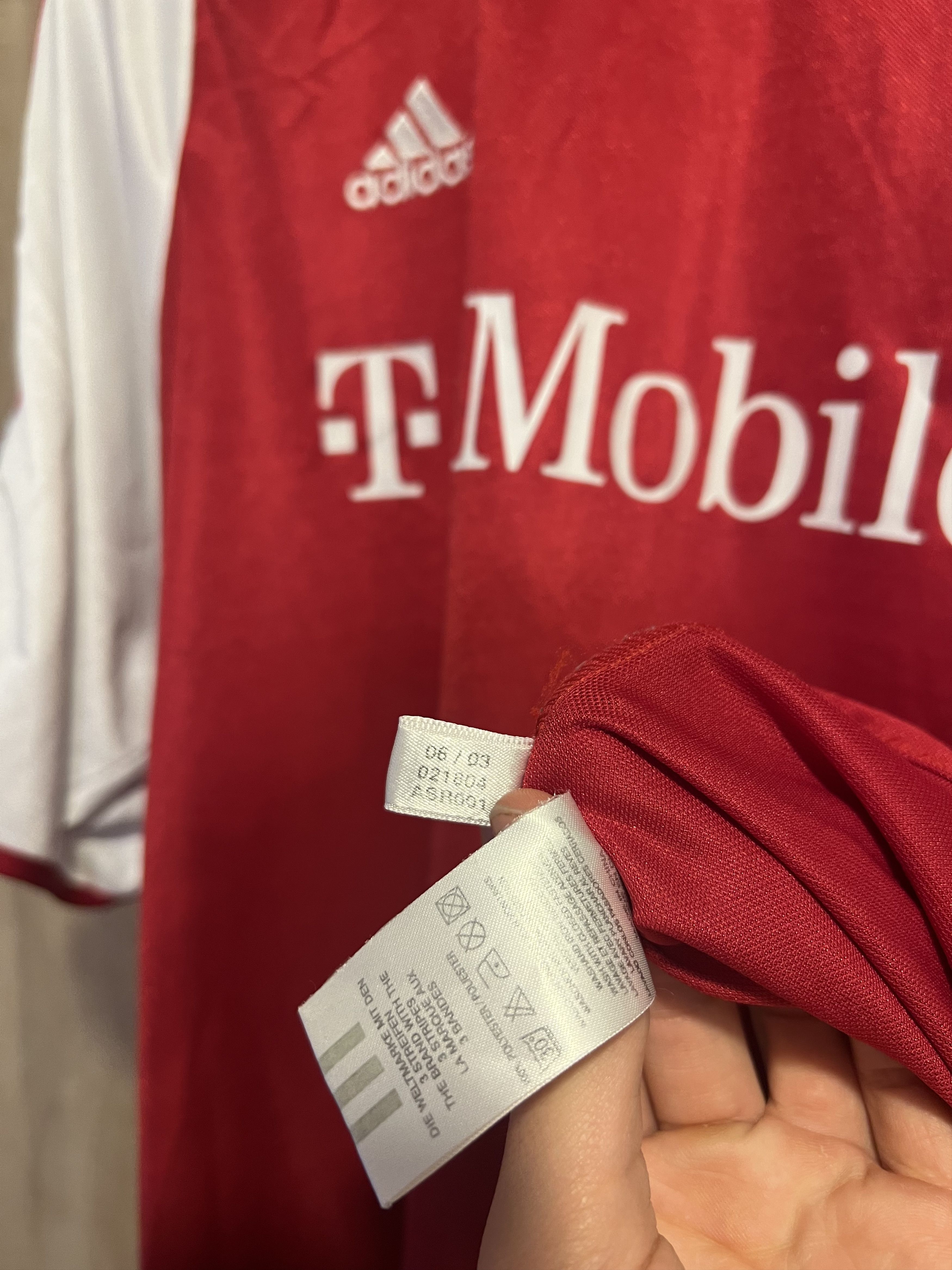 Adidas × Vintage Bayern Munich 2002/2003 Home Football Shirt | Makaay Size US XXL / EU 58 / 5 - 9 Thumbnail