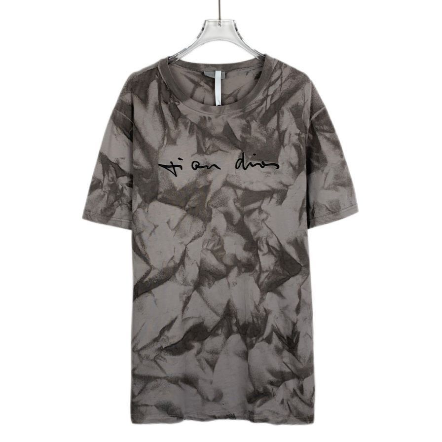Dior Dior Embroidered Logo Camouflage Cotton Short-Sleeve T-Shirt Size US L / EU 52-54 / 3 - 1 Thumbnail