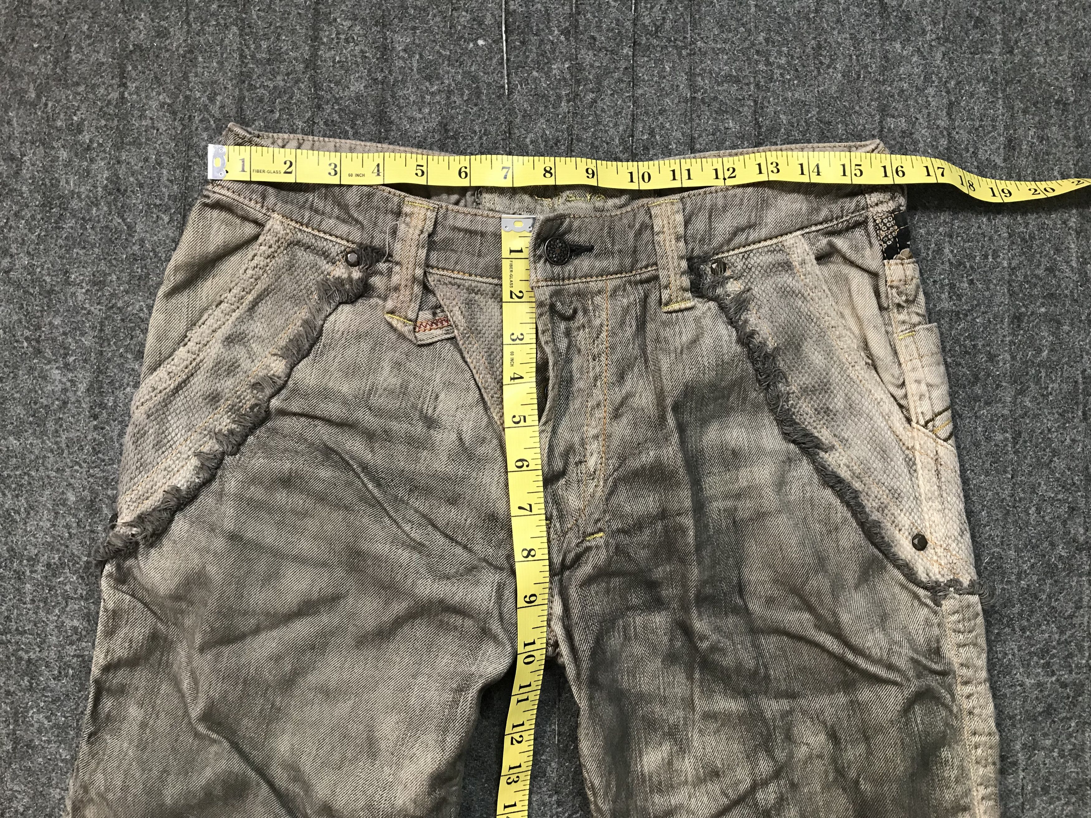 Japanese Brand Japanese Mudwash Jeans Ethic Style Buttonfly Straight Cut Size US 32 / EU 48 - 10 Thumbnail