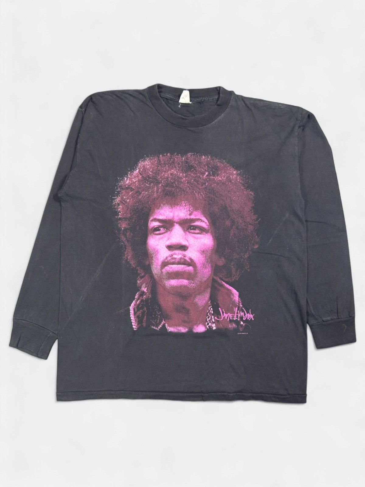 Band Tees Jimi Hendrix - 1993 Portrait Long Sleeve Size US XL / EU 56 / 4 - 2 Thumbnail