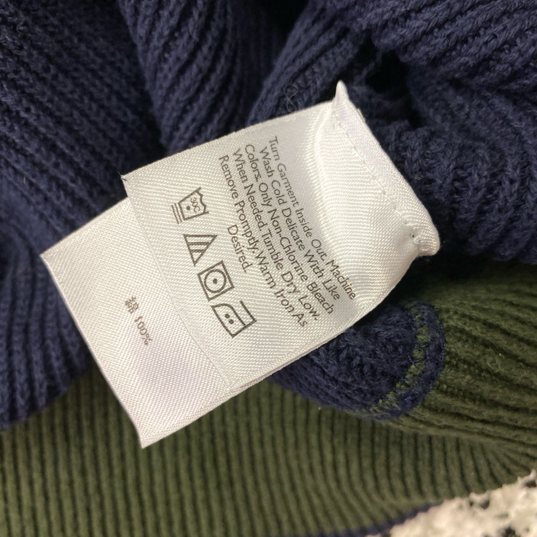 Eddie Bauer VINTAGE Eddie Bauer Mens L Quarter Zip Sweater Blue Green Pullover Knit Size US L / EU 52-54 / 3 - 5 Thumbnail