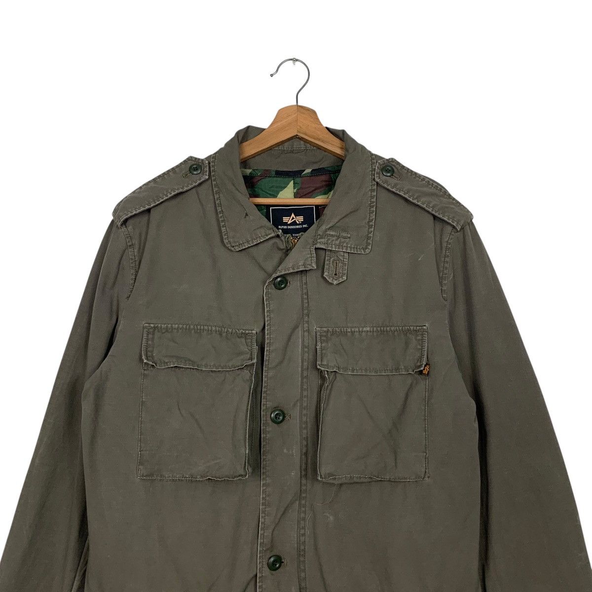 Alpha Industries ALPHA INDUSTRIES Camo Lined M65 Field Jacket #2839-C128 Size US M / EU 48-50 / 2 - 2 Thumbnail