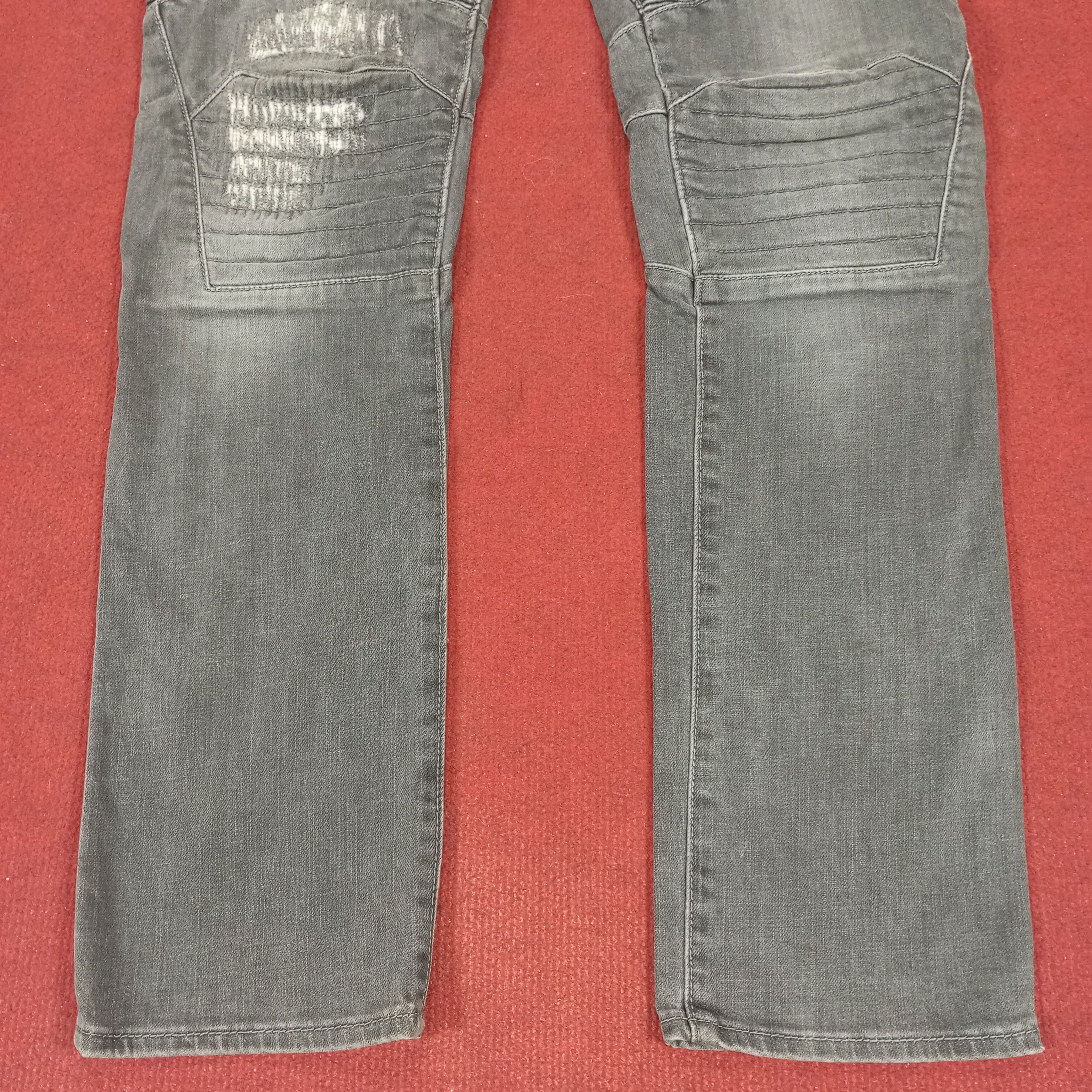 Vintage Balmain Jeans Bikers Riders Rock Punk Style Size US 30 / EU 46 - 3 Thumbnail