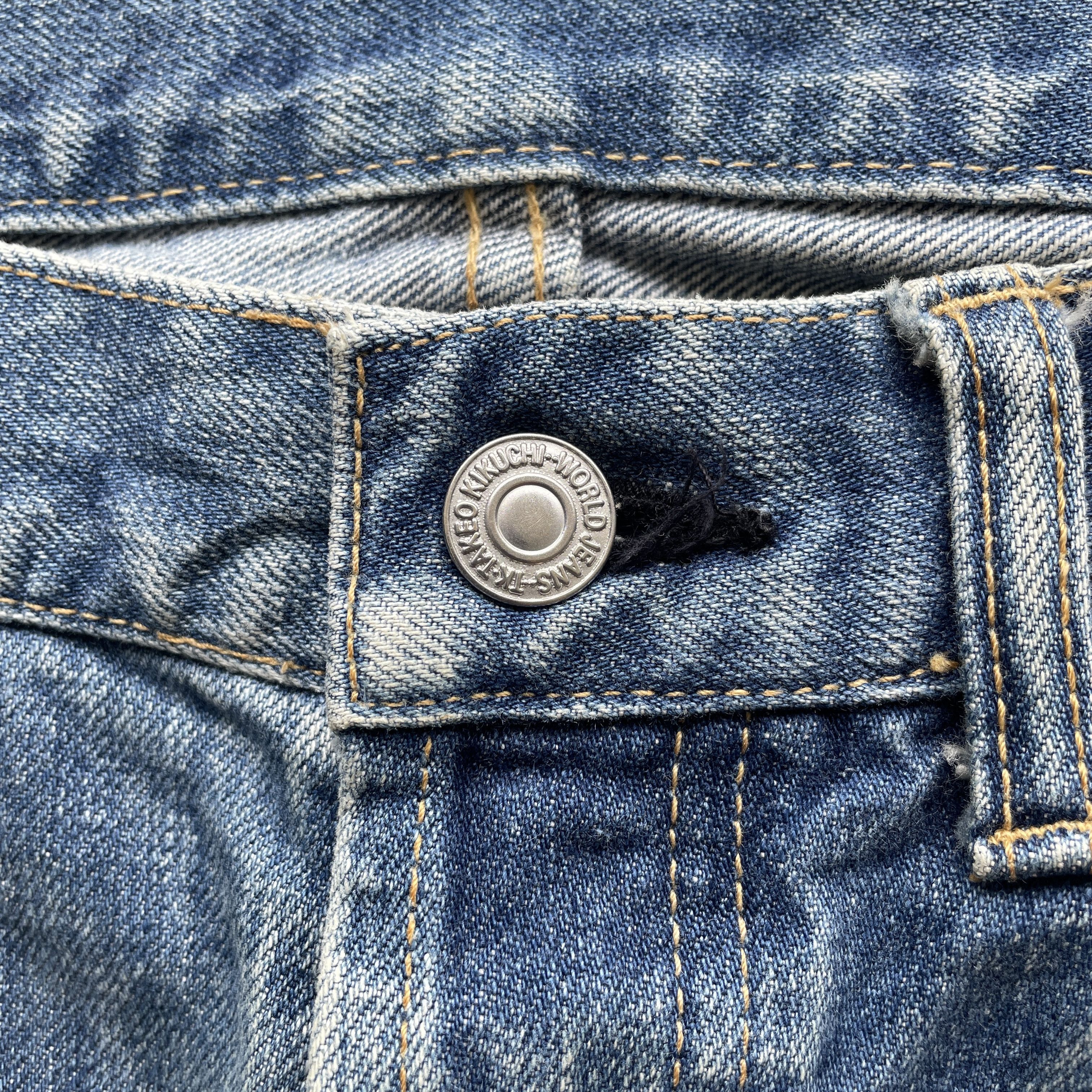 Japanese Brand × Takeo Kikuchi Vintage Takeo Kikuchi Painter Denim Faded Jeans Pants W36 Size US 36 / EU 52 - 6 Thumbnail