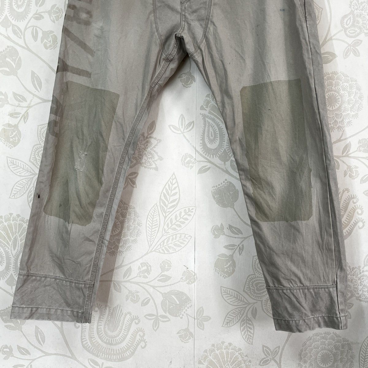 Diesel Diesel Black Printed Khaki Canvas Trousers Pants Size US 32 / EU 48 - 8 Thumbnail