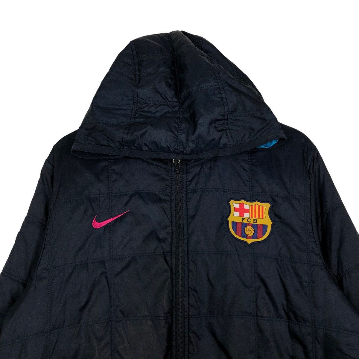 Nike 🔥90’s Vintage Reversible Jacket Nike Barcelona Size US M / EU 48-50 / 2 - 3 Thumbnail