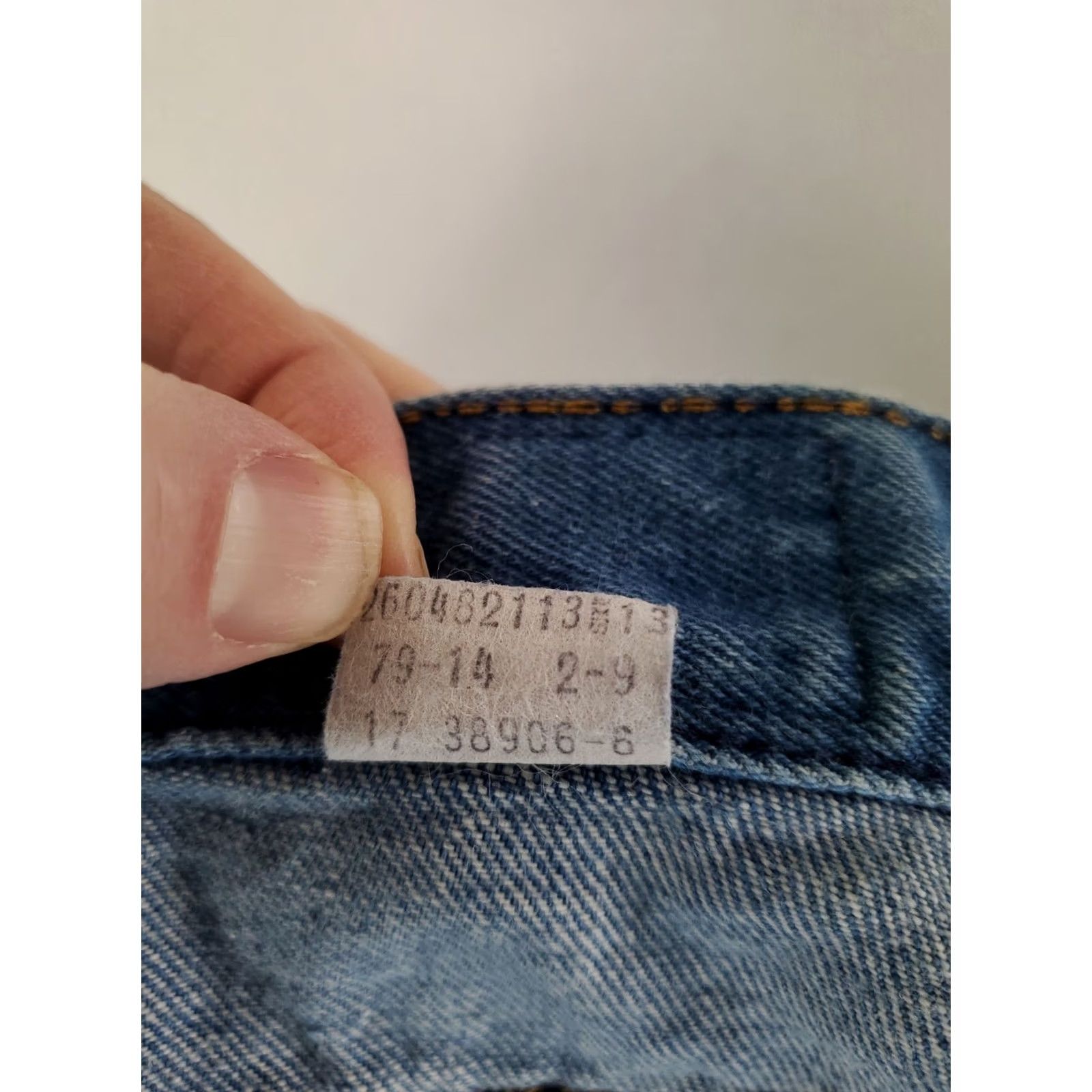Levi's VINTAGE Levi's Jeans Blue Talon 70s VTG Orange Tab 42 Womens Size 14 High Waisted 30x33 Straight Size 36" / US 14 / IT 50 - 7 Thumbnail