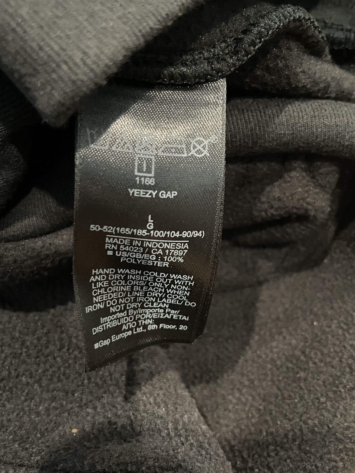 Balenciaga × Gap × Kanye West Yeezy Gap Black Polar Fleece Sweatsuit Large & Medium Size US L / EU 52-54 / 3 - 7 Thumbnail