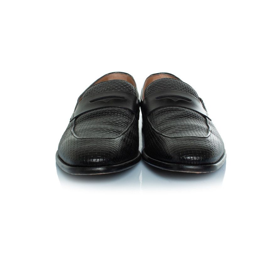 Hugo Boss Boss, Lisbon woven leather loafers Size US 10 / EU 43 - 3 Thumbnail