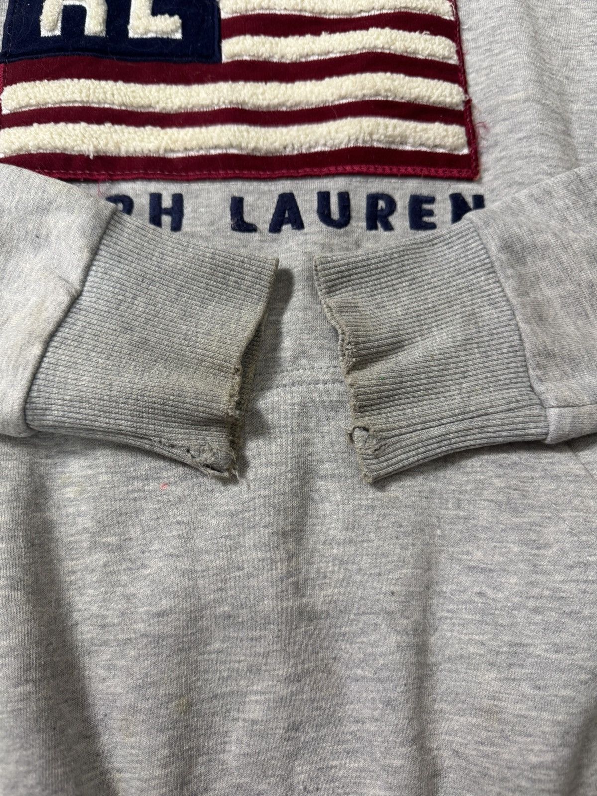 Polo Ralph Lauren × Vintage Polo Ralph Lauren Usa 🇺🇸 Flag Hoodie Size US M / EU 48-50 / 2 - 8 Thumbnail