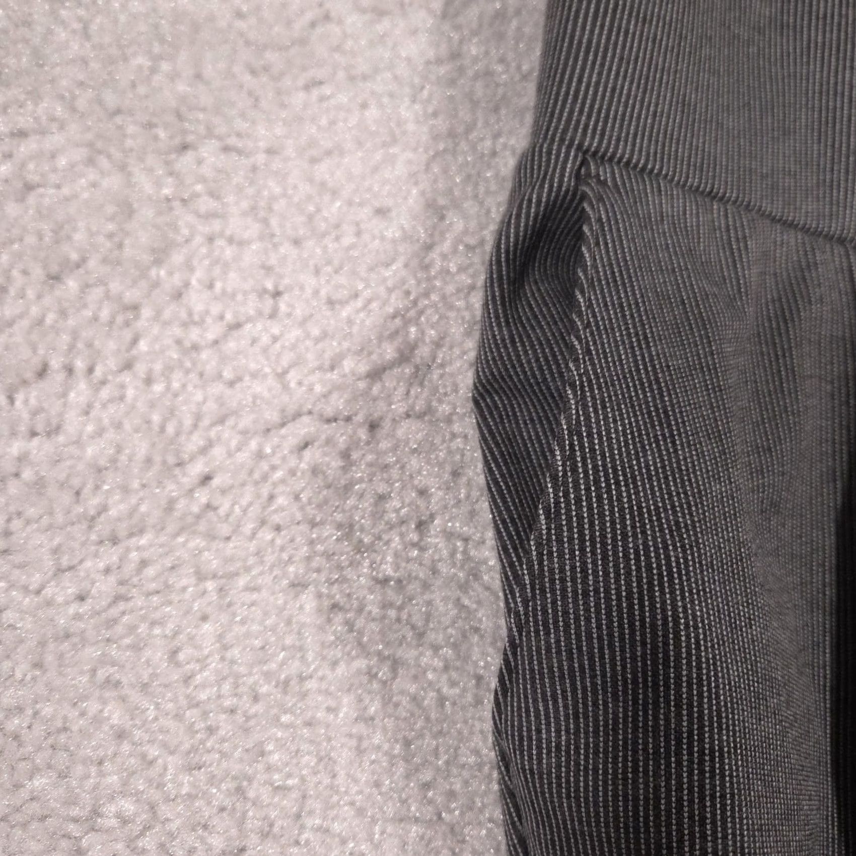 Worthington Worthington Dress Pants Womens Small Gray Stripe Knit Slim Pull On Stretch Work Ladies Pants Size 28" / US 6 / IT 42 - 5 Thumbnail