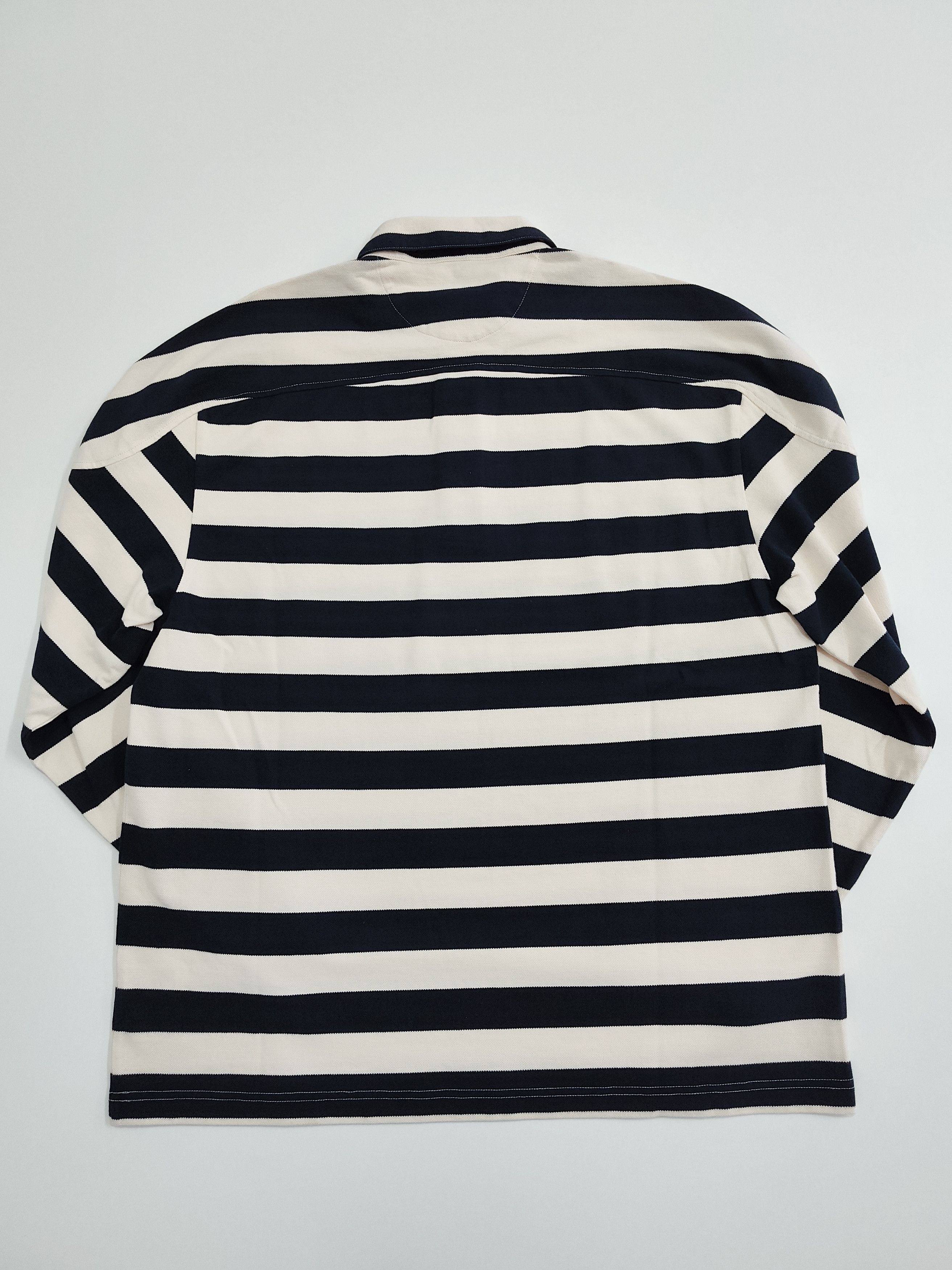 Brain Dead Brain dead x A.P.C. "Striped Pique Polo" Size US L / EU 52-54 / 3 - 5 Thumbnail