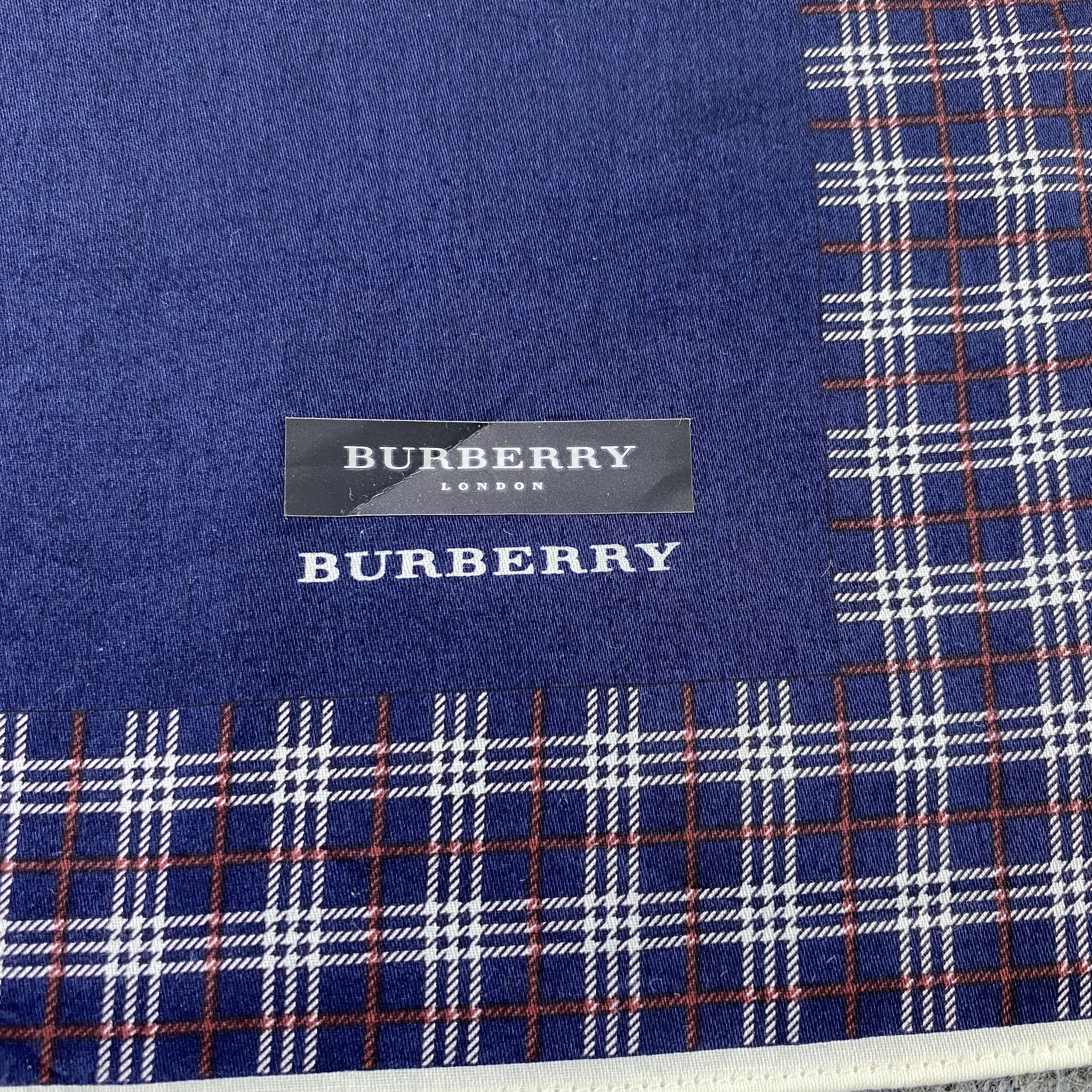 Burberry × Vintage Burberry Handkerchief / Bandana / Neckerchief-B1511 Size ONE SIZE - 5 Thumbnail