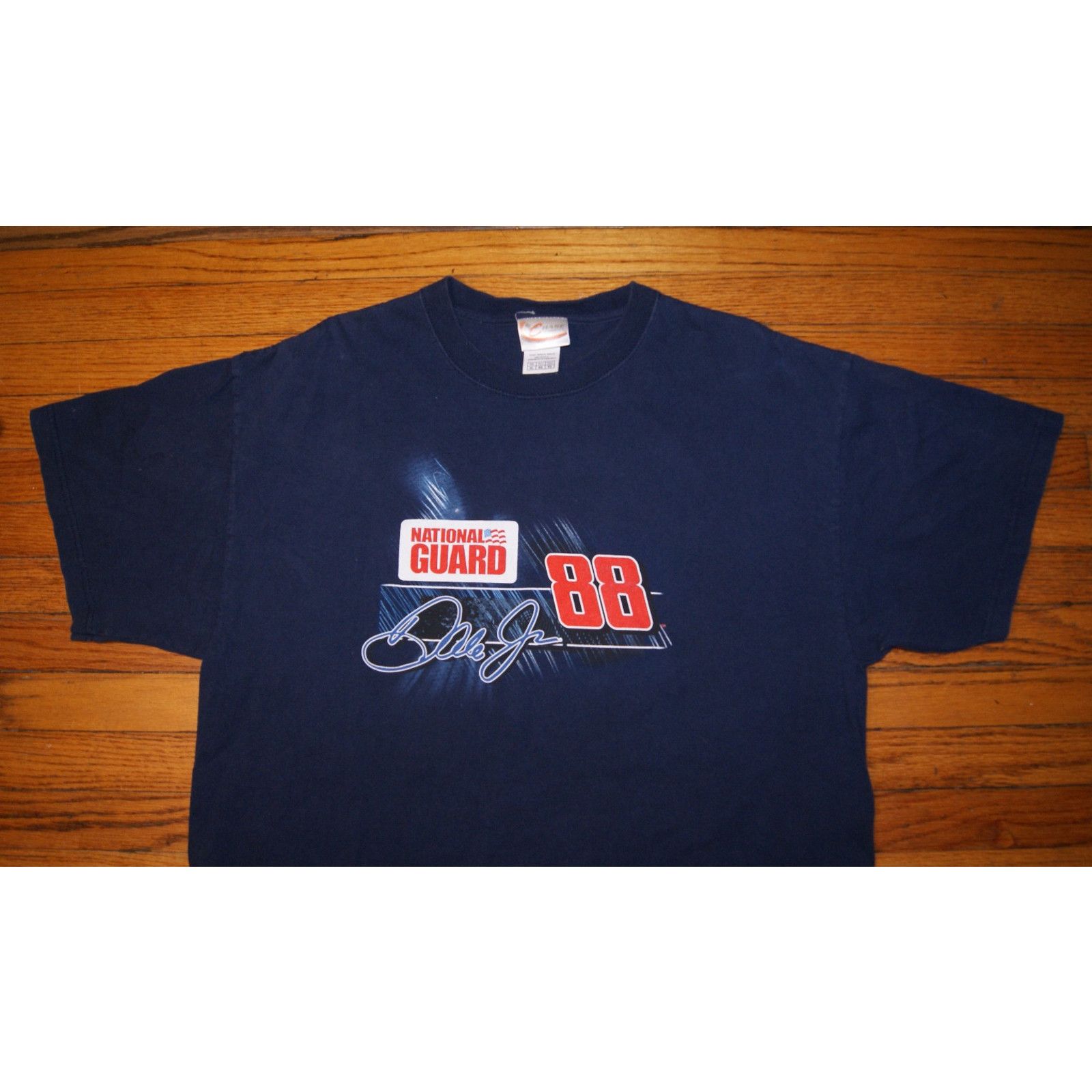 Vintage VTG Y2K Dale Earnhardt Jr 2 Sided National Guard XL TShirt Size US XL / EU 56 / 4 - 5 Thumbnail