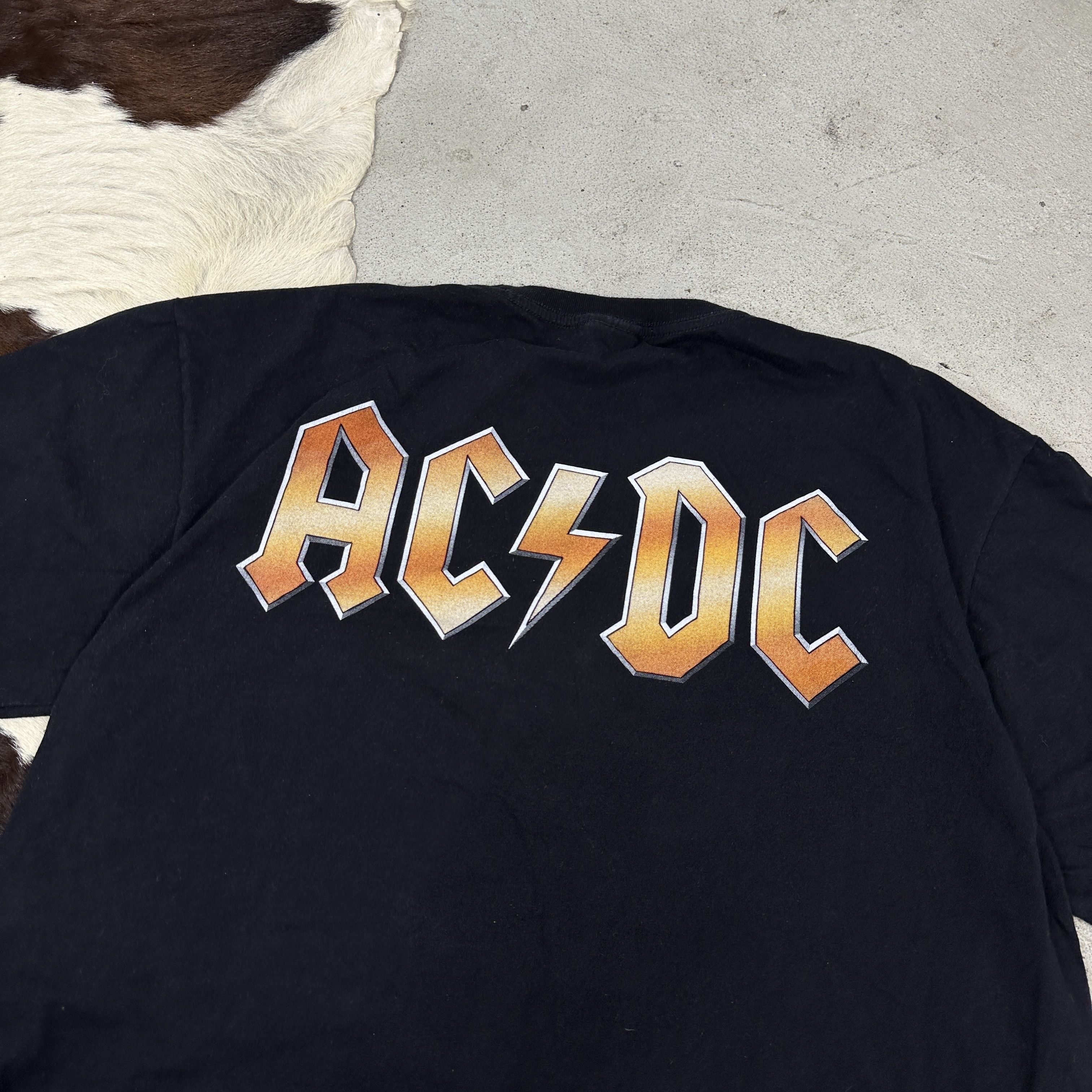 AC/DC × Vintage Vintage AC/DC Oversize Printed Y2K Rock&roll T-shirt Size US XL / EU 56 / 4 - 6 Thumbnail