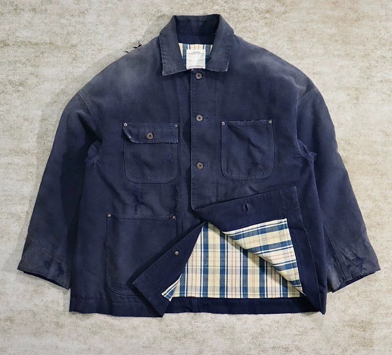 visvim MACRAY COVERALL CRASH size2 Yahoo!オークション - visvim
