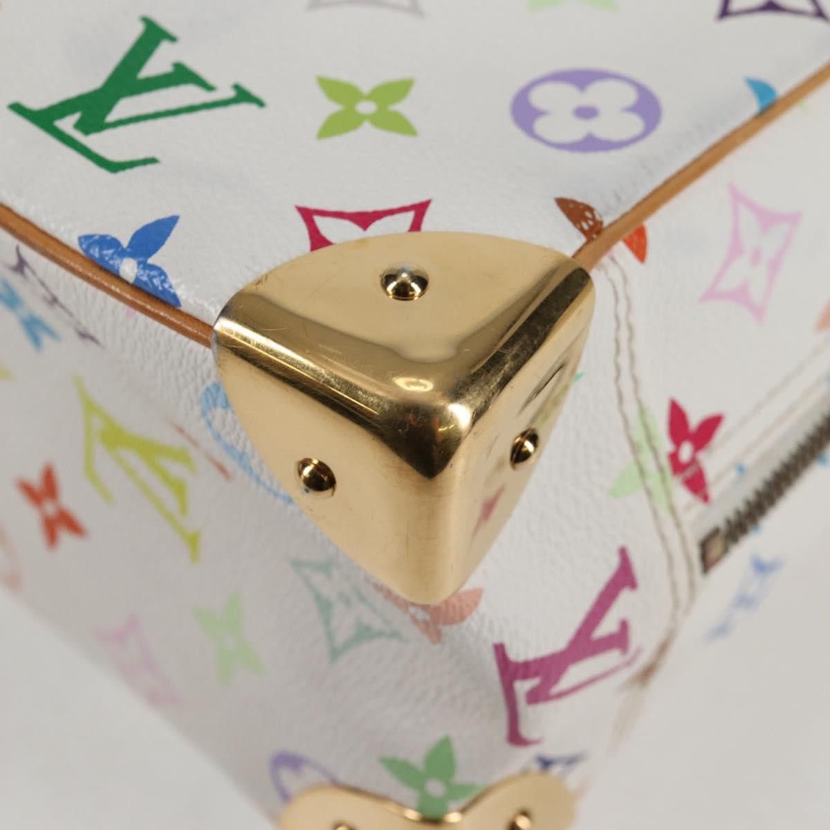 Louis Vuitton LOUIS VUITTON Monogram Multicolor Trouville Hand Bag White Size ONE SIZE - 9 Thumbnail