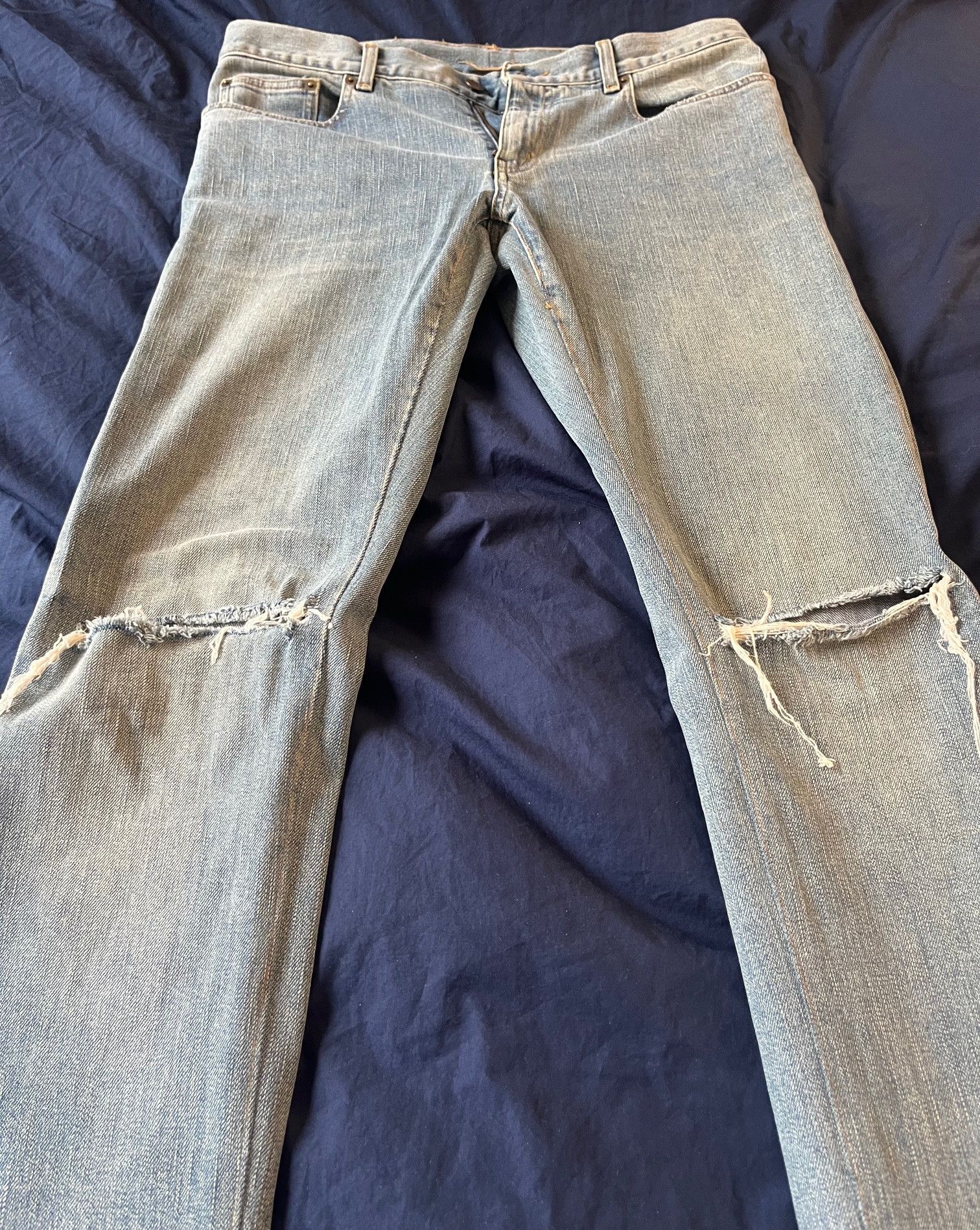 Saint Laurent Paris Saint Laurent Paris SLP Jeans Size US 33 - 2 Thumbnail