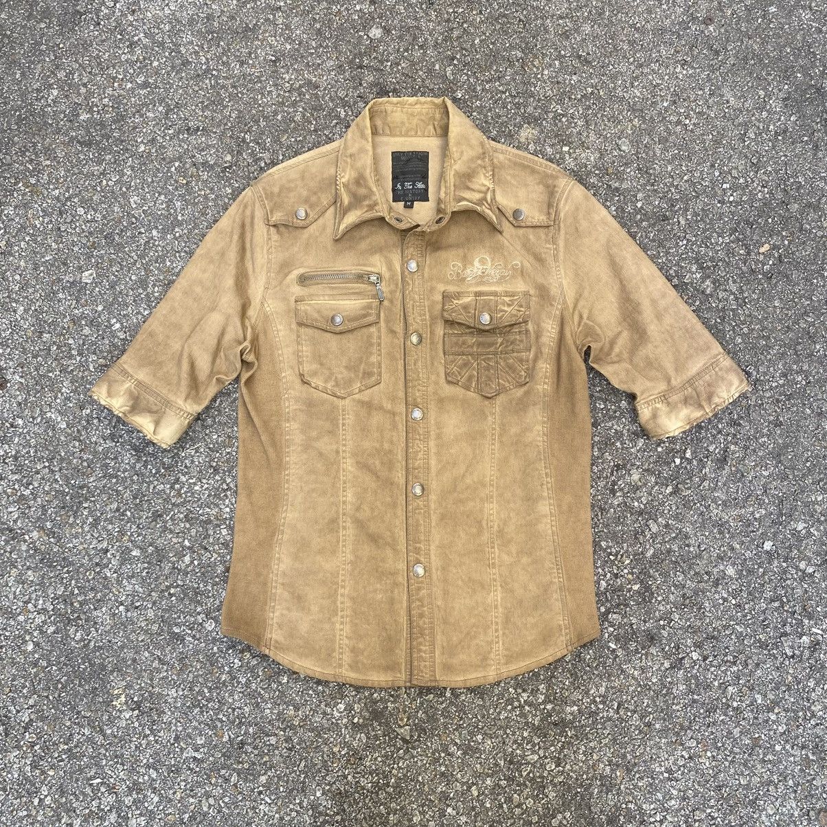 In The Attic In The Attic The Worked In The Morning Brown Button Shirt Size US M / EU 48-50 / 2 - 1 Thumbnail