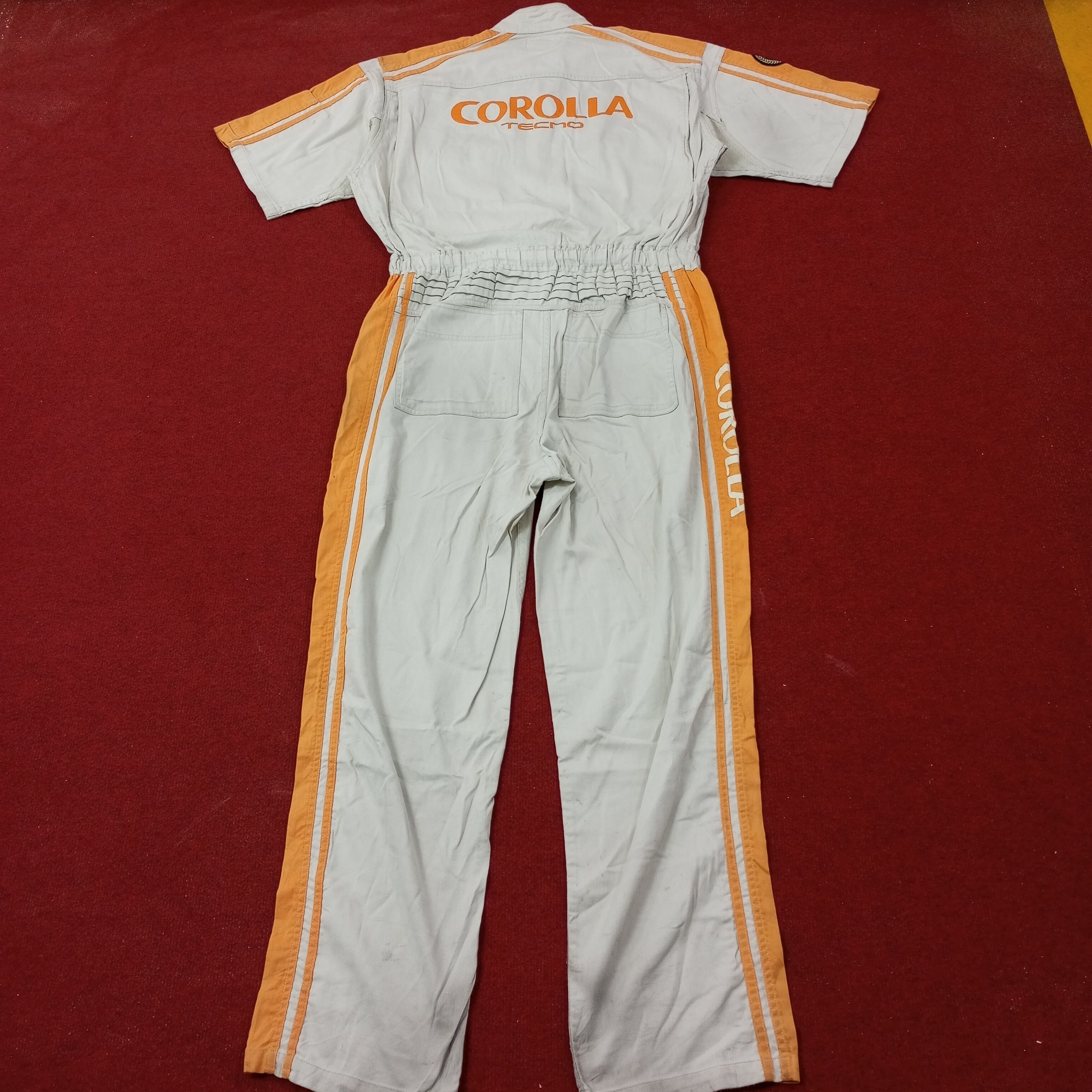 Vintage Toyota Corolla Tecno Racing Workwear Coverall Jacket c238n1 Size US L / EU 52-54 / 3 - 1 Thumbnail