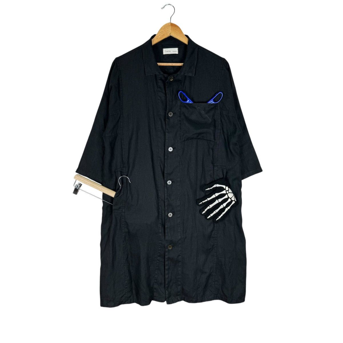 Issey Miyake × Japanese Brand 🌟90s 1 MILE PLANTATION ISSEY MIYAKE LONG COAT JACKET Size US M / EU 48-50 / 2 - 1 Thumbnail