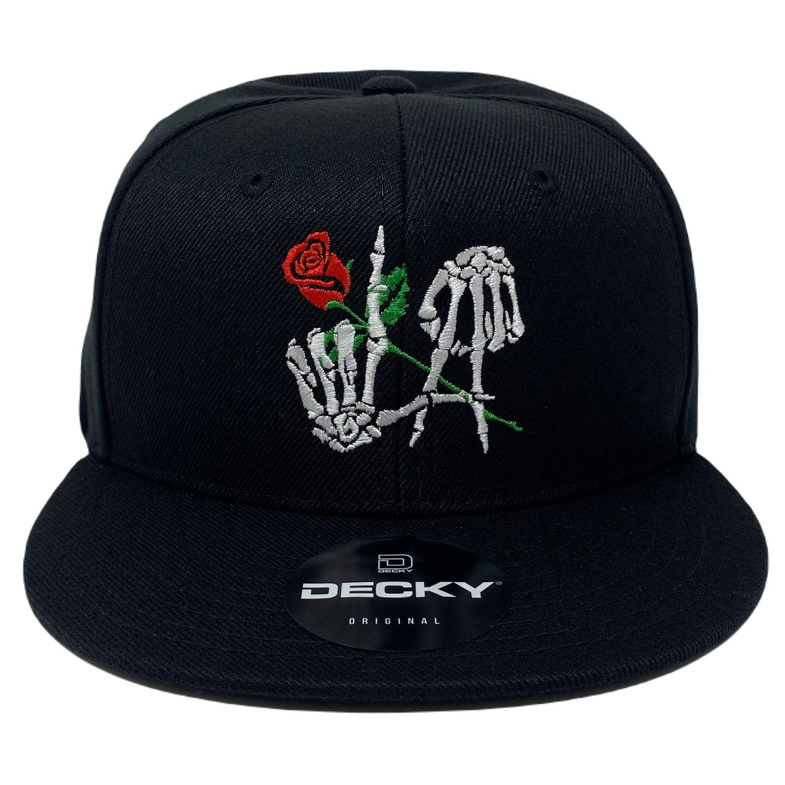 Other Los Angeles Bone Rose Snapback Hat All Black Size ONE SIZE - 3 Thumbnail