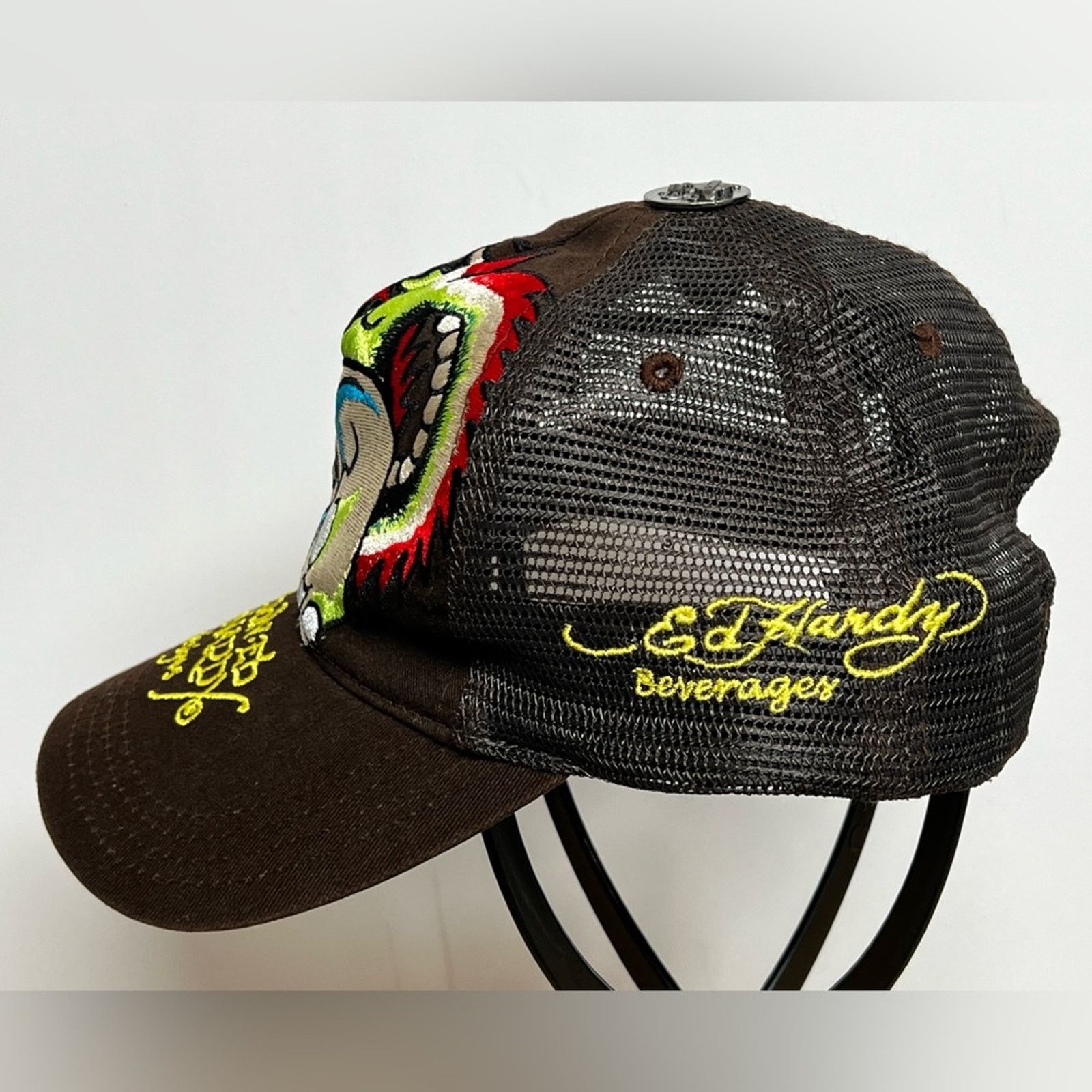Christian Audigier Vintage Christian Audigier Ed Hardy Skull Dragon Hat RARE Size ONE SIZE - 5 Thumbnail