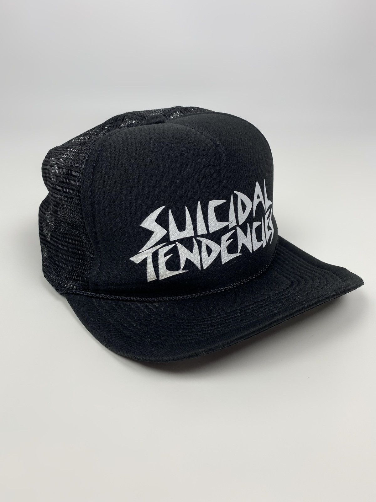 Band Tees 1990’s Vintage Suicidal Tendencies Logo Trucker Hat Size ONE SIZE - 3 Thumbnail