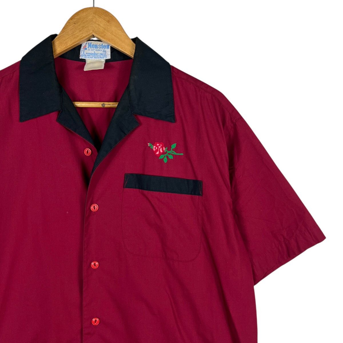 Vintage Vintage Houston Bowling Shirt Embroidery Logo Size US L / EU 52-54 / 3 - 4 Thumbnail