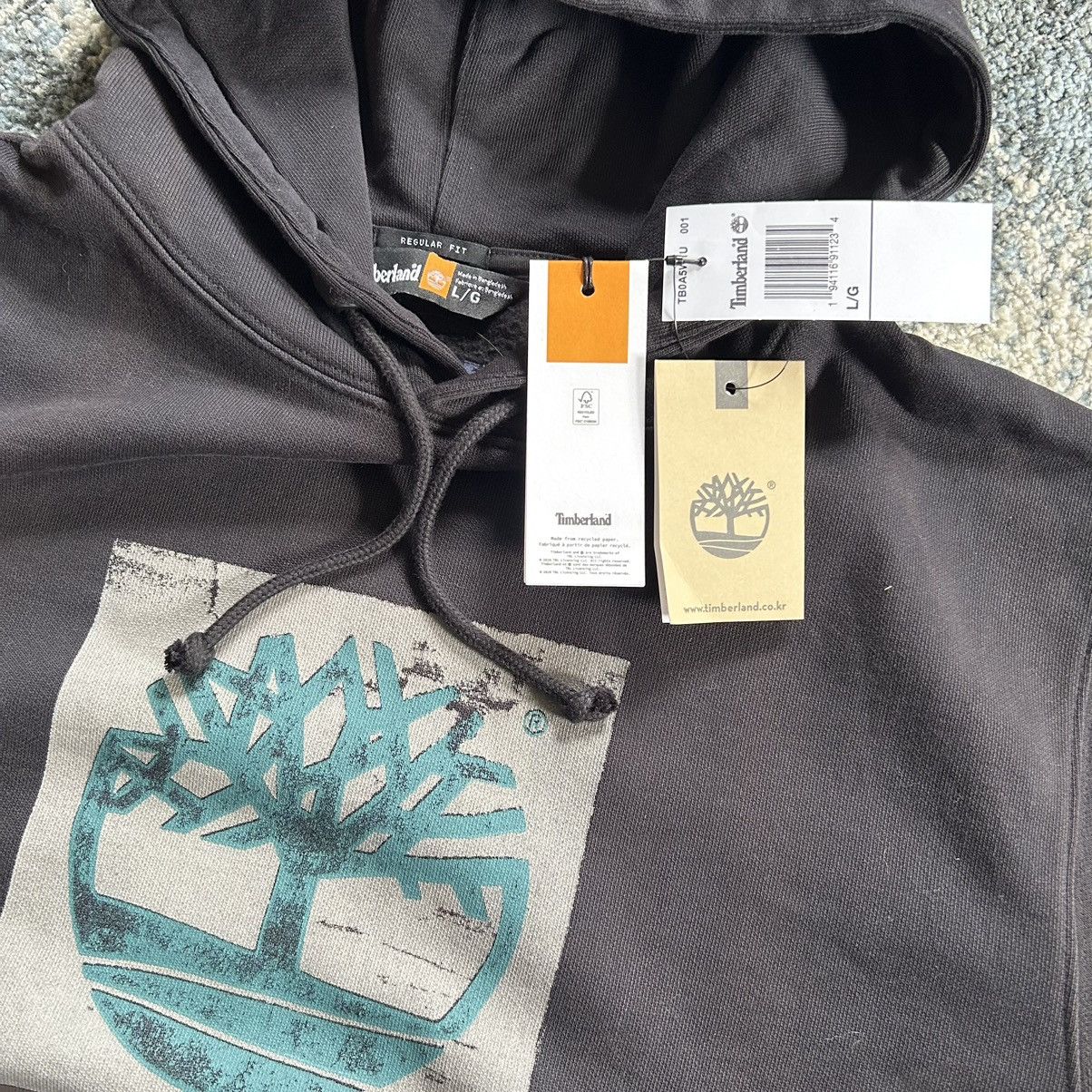 thisisneverthat TNT TiMBERLAND FADED HOODiE SWEATSHiRT ViNTAGE WASHED BLACK Size US L / EU 52-54 / 3 - 4 Thumbnail