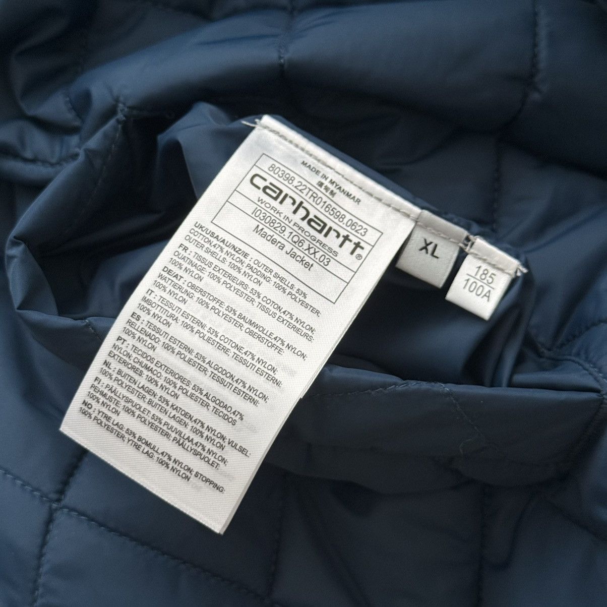 Carhartt × Carhartt Wip Carhartt WIP Madera Reversible Jacket Squid Size US XL / EU 56 / 4 - 5 Thumbnail