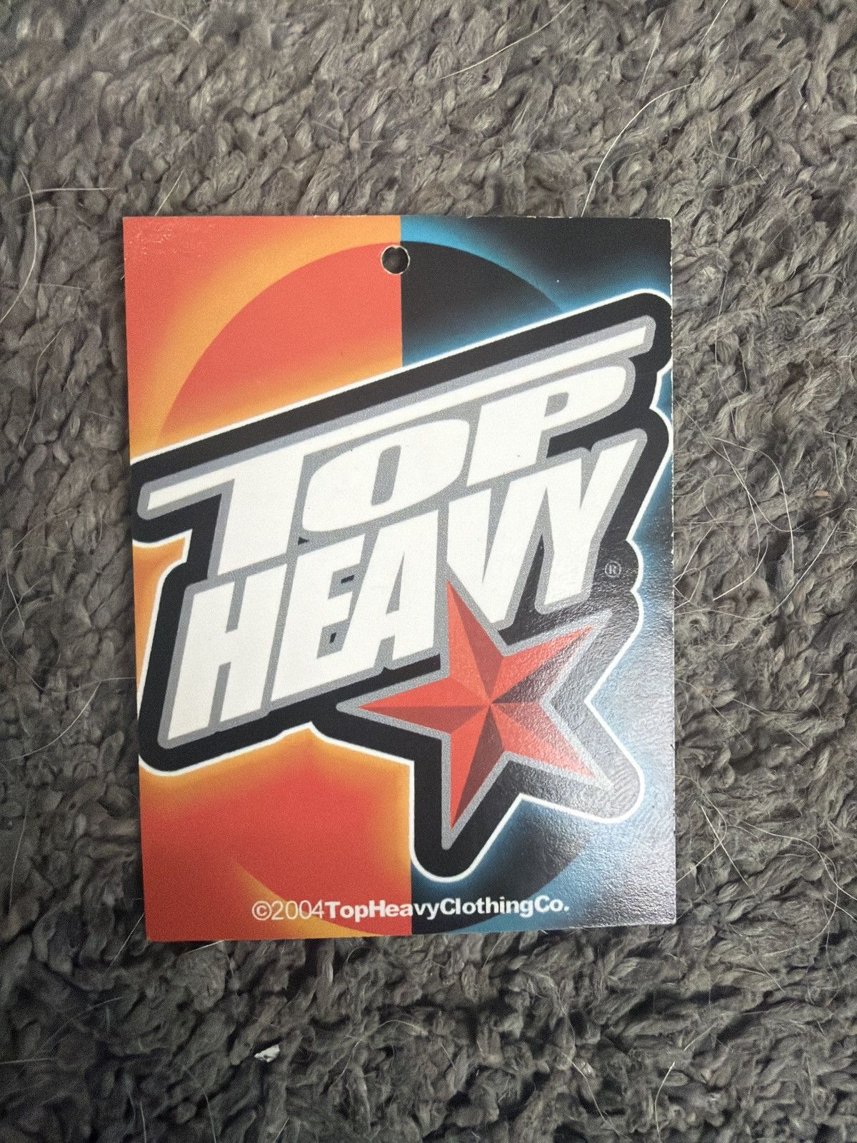 Vintage 2004 Top Heavy Clothing Co. The Idea Factory Hang Tag Size ONE SIZE - 2 Thumbnail