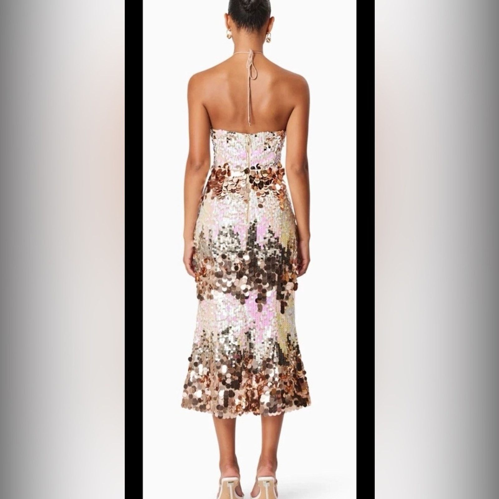 ELLIATT NWT Elliatt $278 Sequin Evening Gown - Multicolor size S Size S / US 4 / IT 40 - 6 Thumbnail