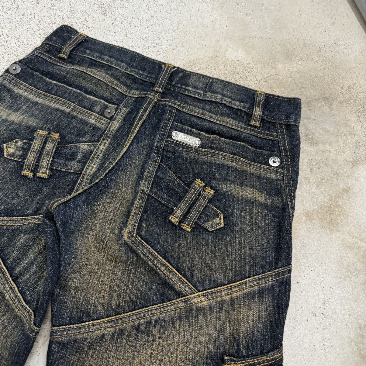 Japanese Brand Jeans De Art Utility Art Mudwash Heavy OZ Denim Pants Size US 30 / EU 46 - 18 Thumbnail