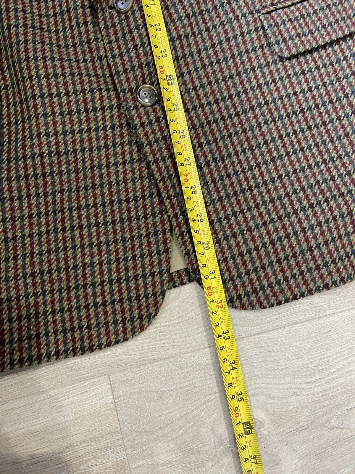 Vintage Vintage blazer wool classic jacket sport coat beyeler rare Size 48R - 13 Thumbnail