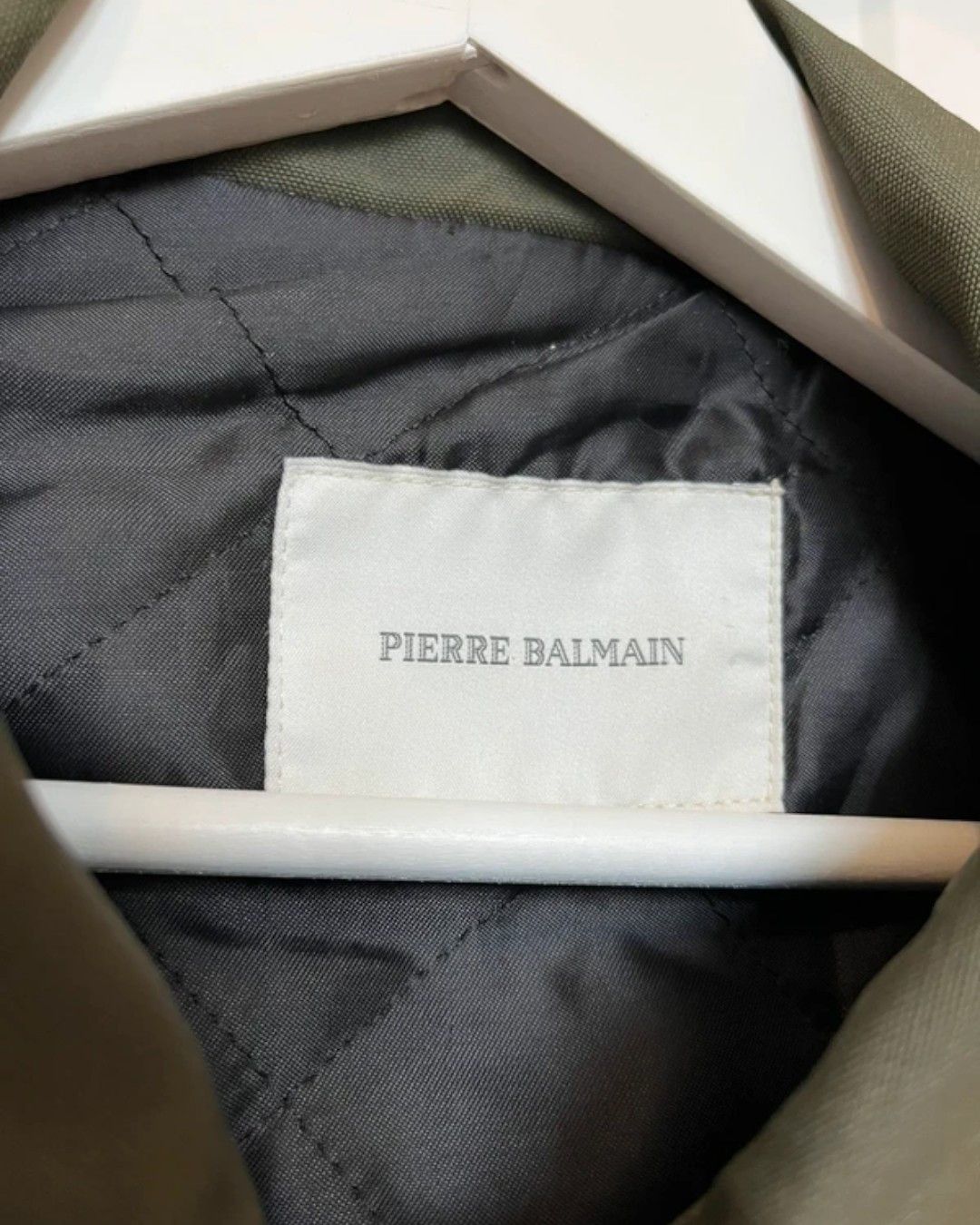 Balmain LEATHER SLEEVES BIKER JACKET Size US M / EU 48-50 / 2 - 3 Thumbnail