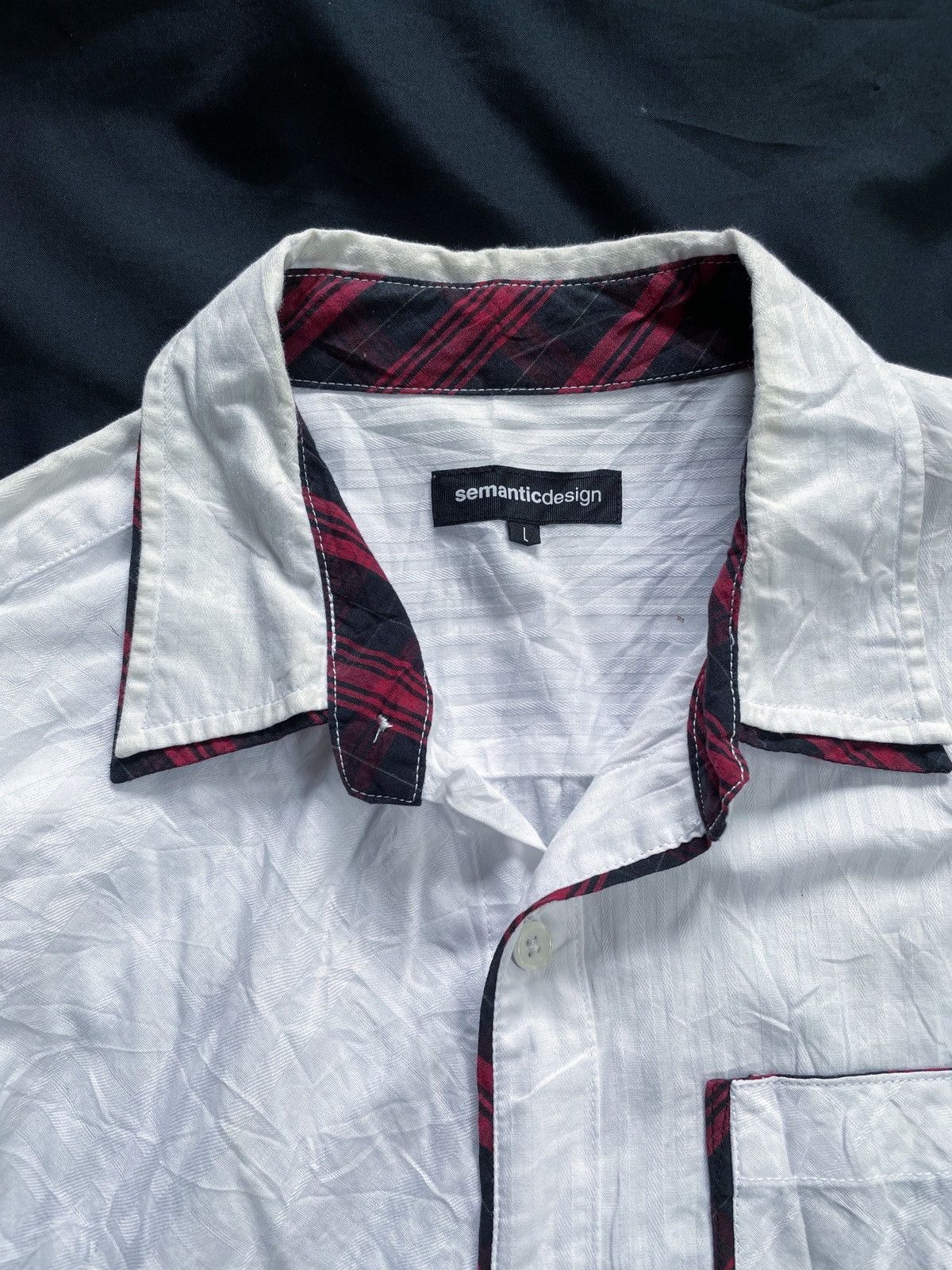 semanticdesign SEMANTIC DESIGN CASUAL WHITE BUTTON DOWN SHIRT Size US M / EU 48-50 / 2 - 4 Thumbnail