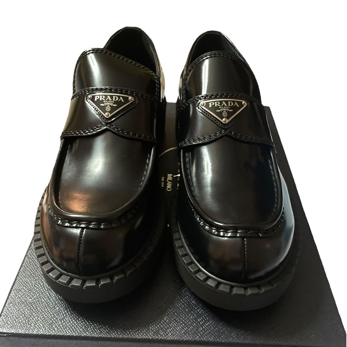 Prada Prada Choccolate size EU 42.5-US 9.5 Size US 9.5 / EU 42-43 - 3 Thumbnail