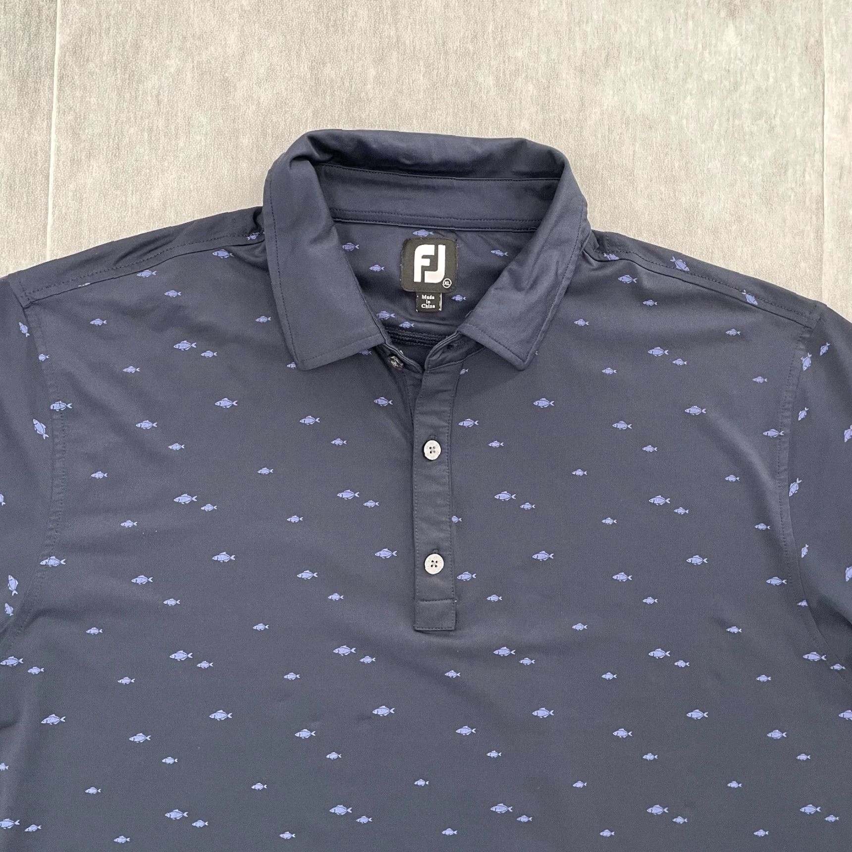 Footjoy FootJoy Shirt Adult XL Blue Polo Mens Blue Polo FootJoy XL Shirt Adult Polo Mens Blue FootJoy Size US XL / EU 56 / 4 - 3 Thumbnail