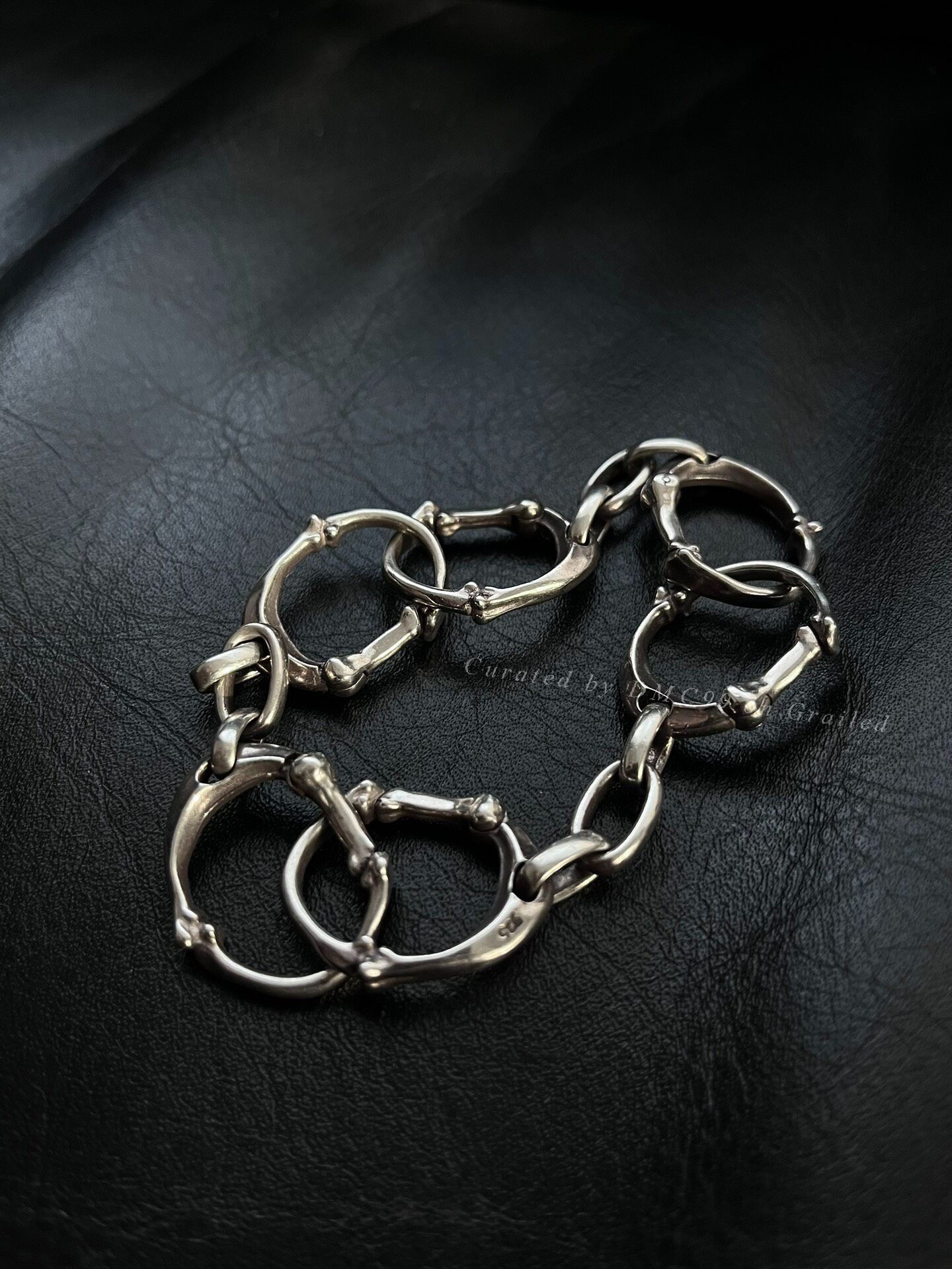 Takahiromiyashita The Soloist. Silver Bone Shaped Carabiner