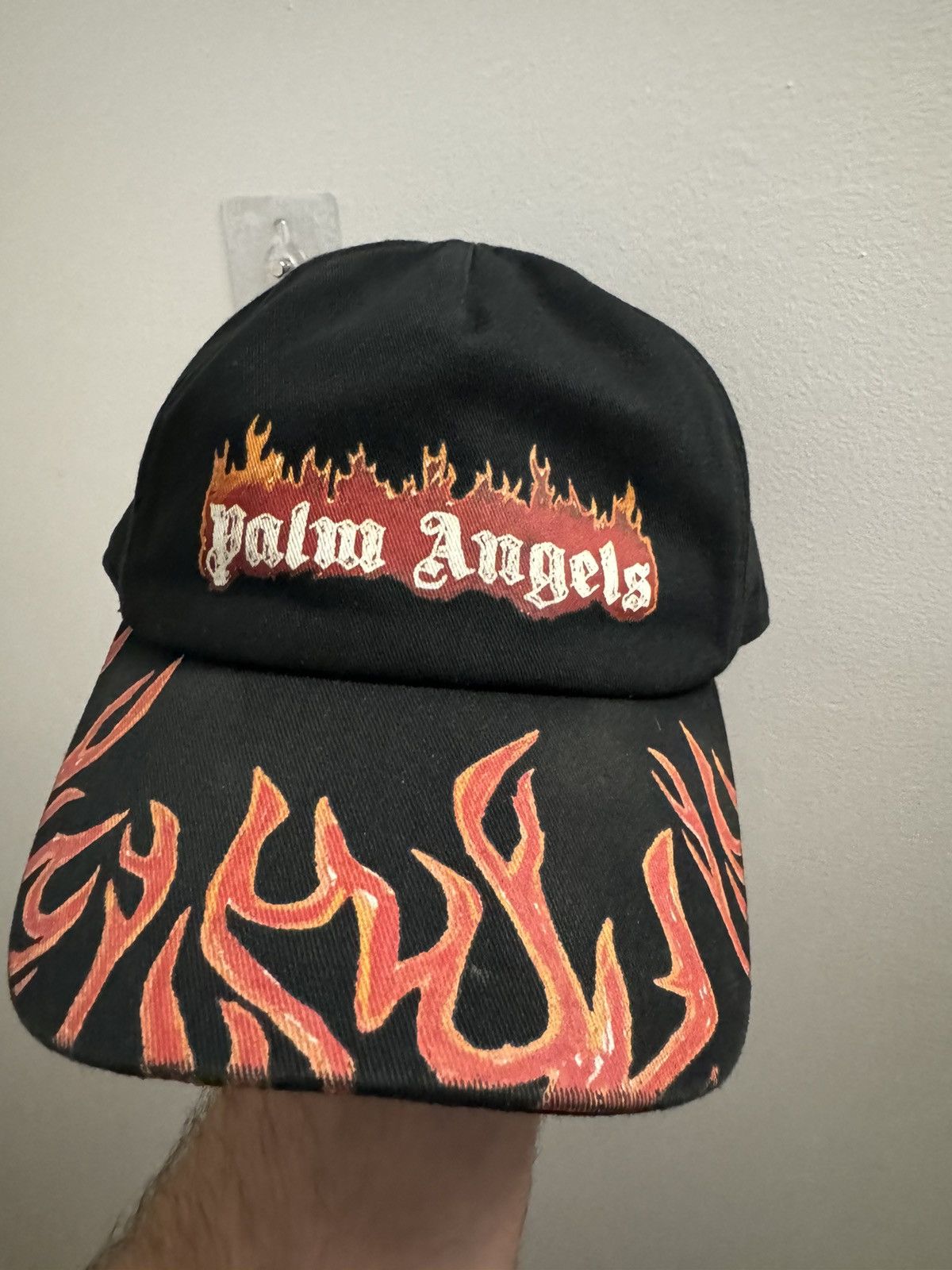 Palm Angels Palm Angels Burning Logo Flame baseball Cap Size ONE SIZE - 6 Thumbnail