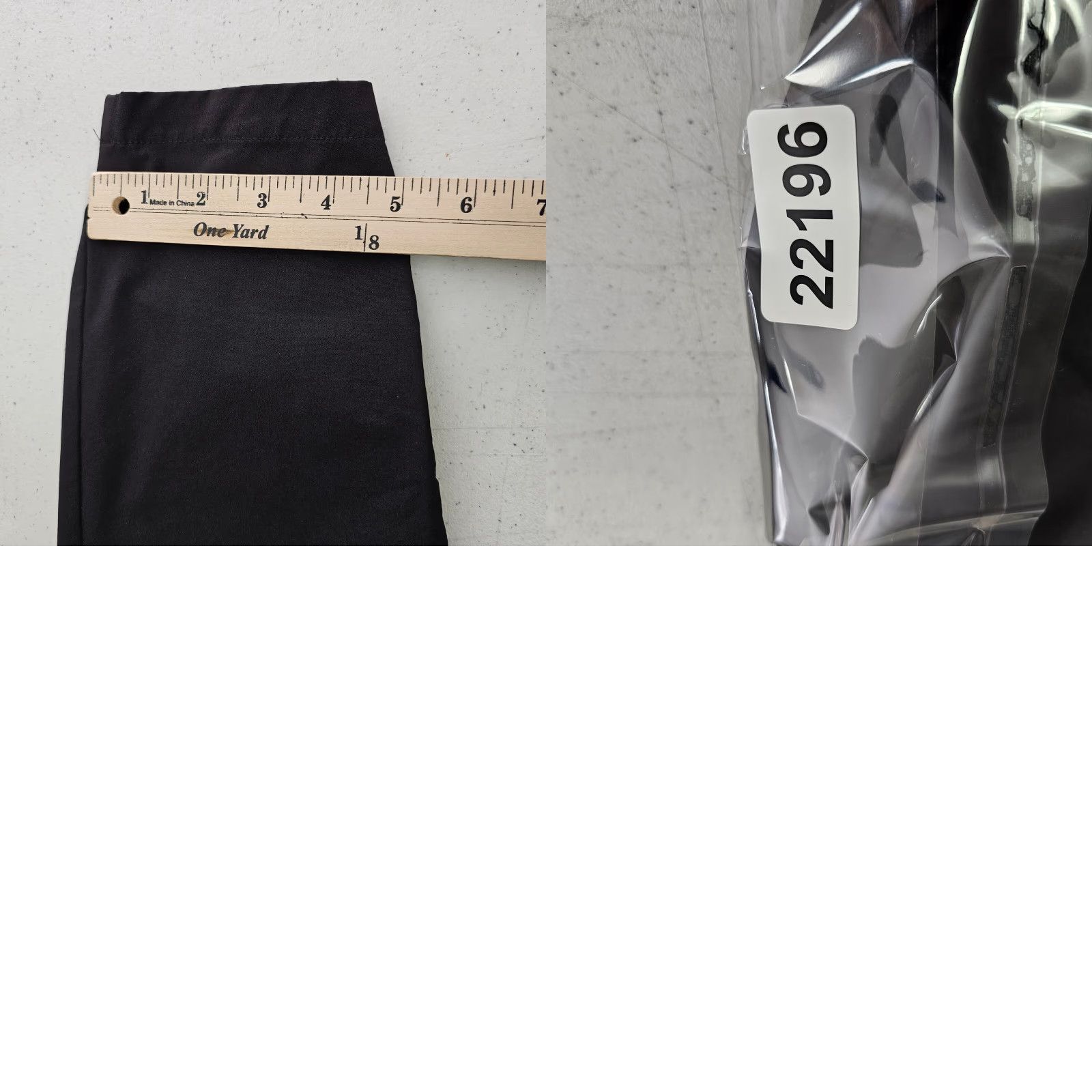Vintage Macade Pants Mens Slim Chino 36 Regular Black Nylon Stretch 36x30 Buttons Zip Pockets Size US 36 / EU 52 - 9 Thumbnail