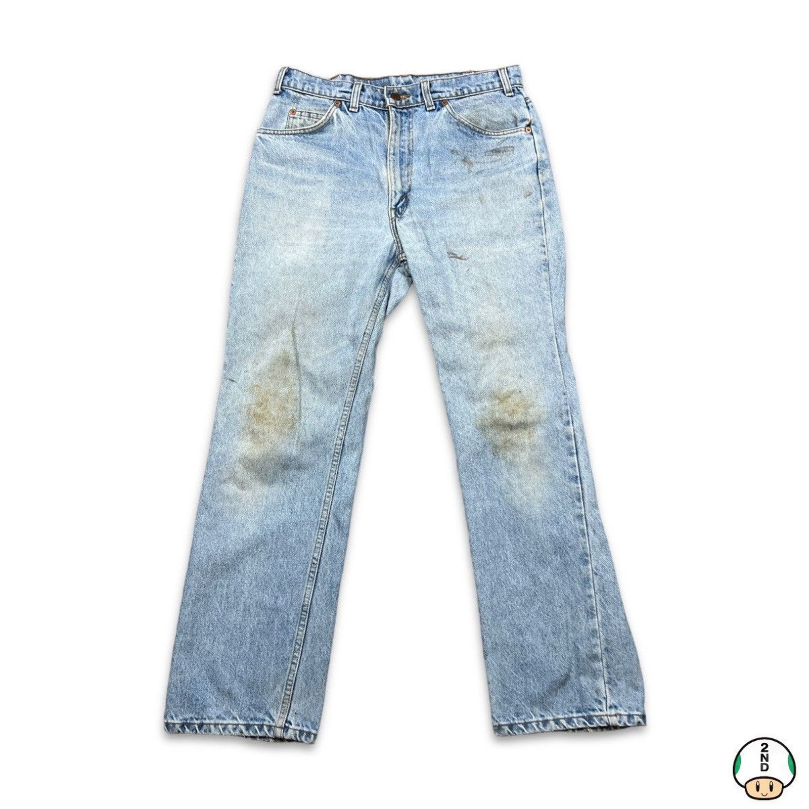 Levi's × Vintage Vintage Levi's 619 Jeans 32x29 Wide Baggy 90s Denim Pants Size US 32 / EU 48 - 1 Thumbnail