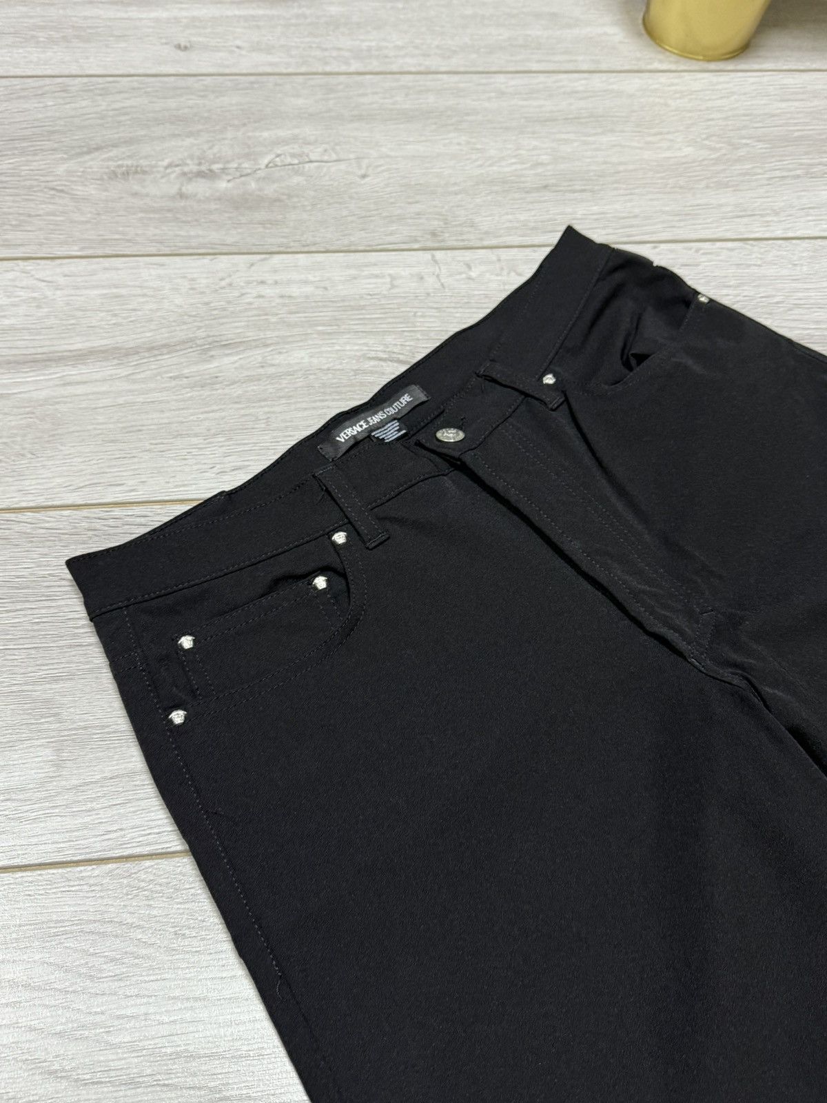 Versace Versace Jeans Couture vintage straight pants medusa head Size US 34 / EU 50 - 4 Thumbnail